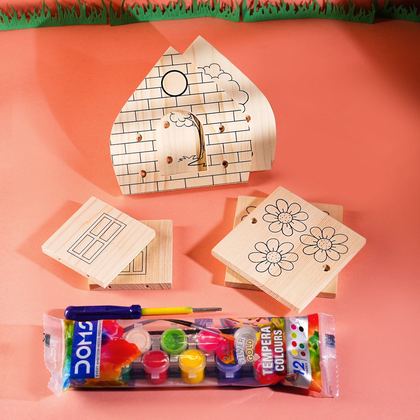 Buy Wooden DIY Hut - SkilloToys.com