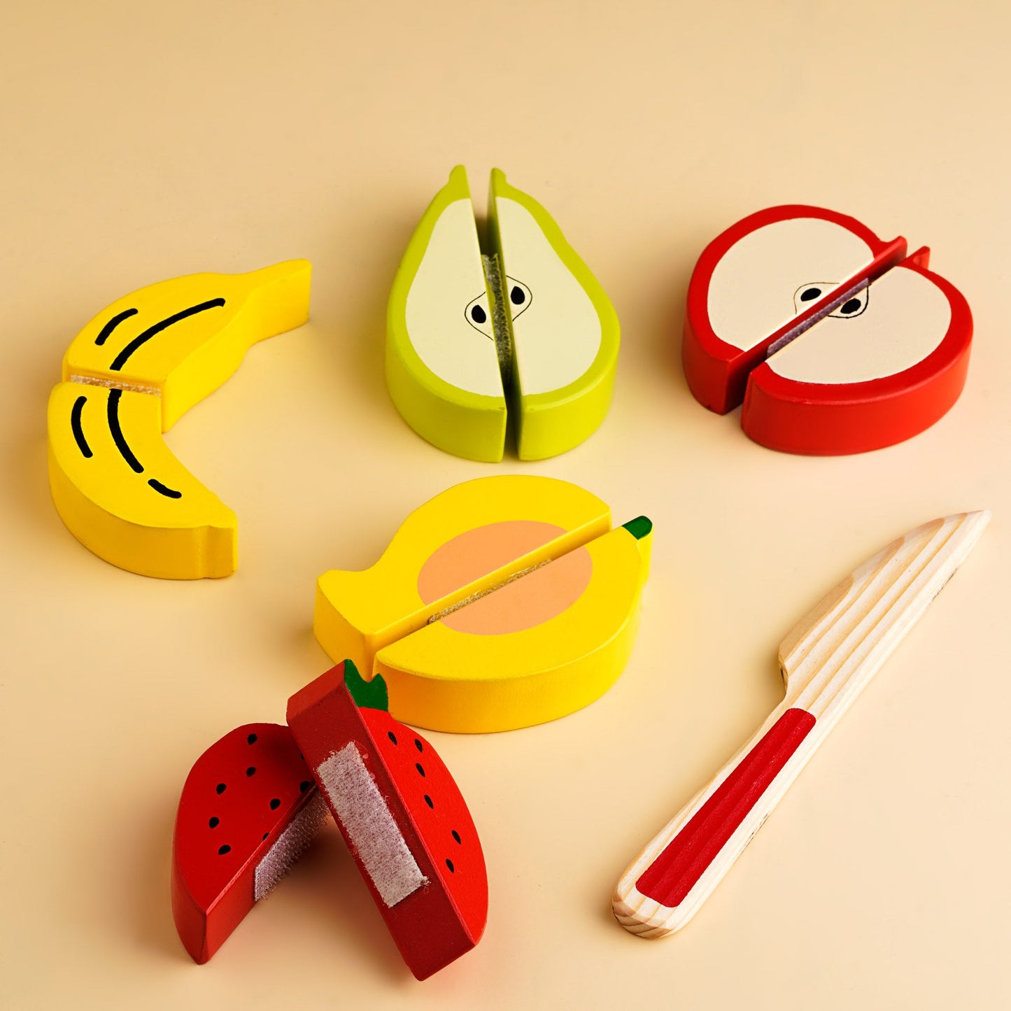 Buy Wooden Raised Cut Fruit Tray for Kids - SkilloToys.com