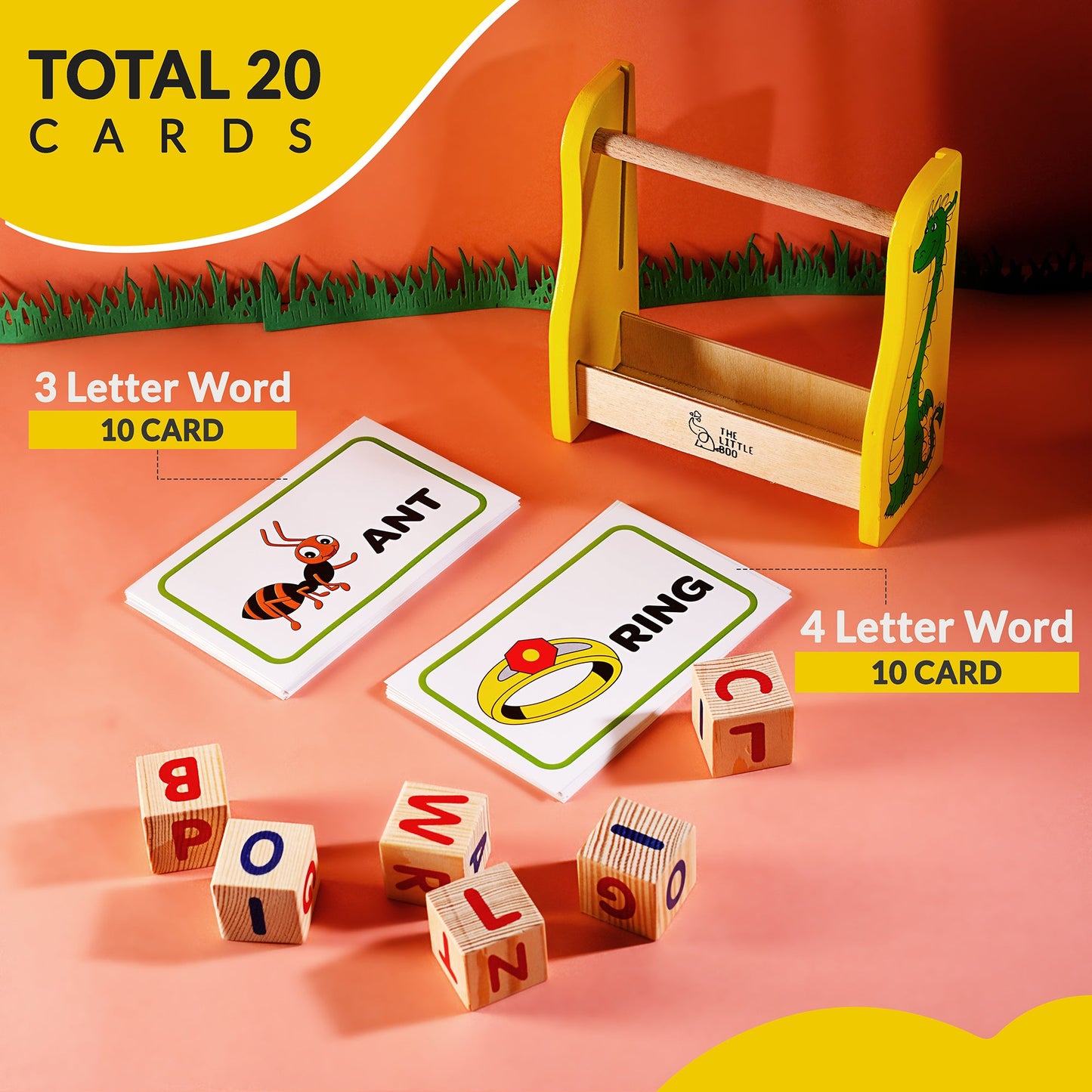 Buy Wooden Word Maker Dragon - SkilloToys.com