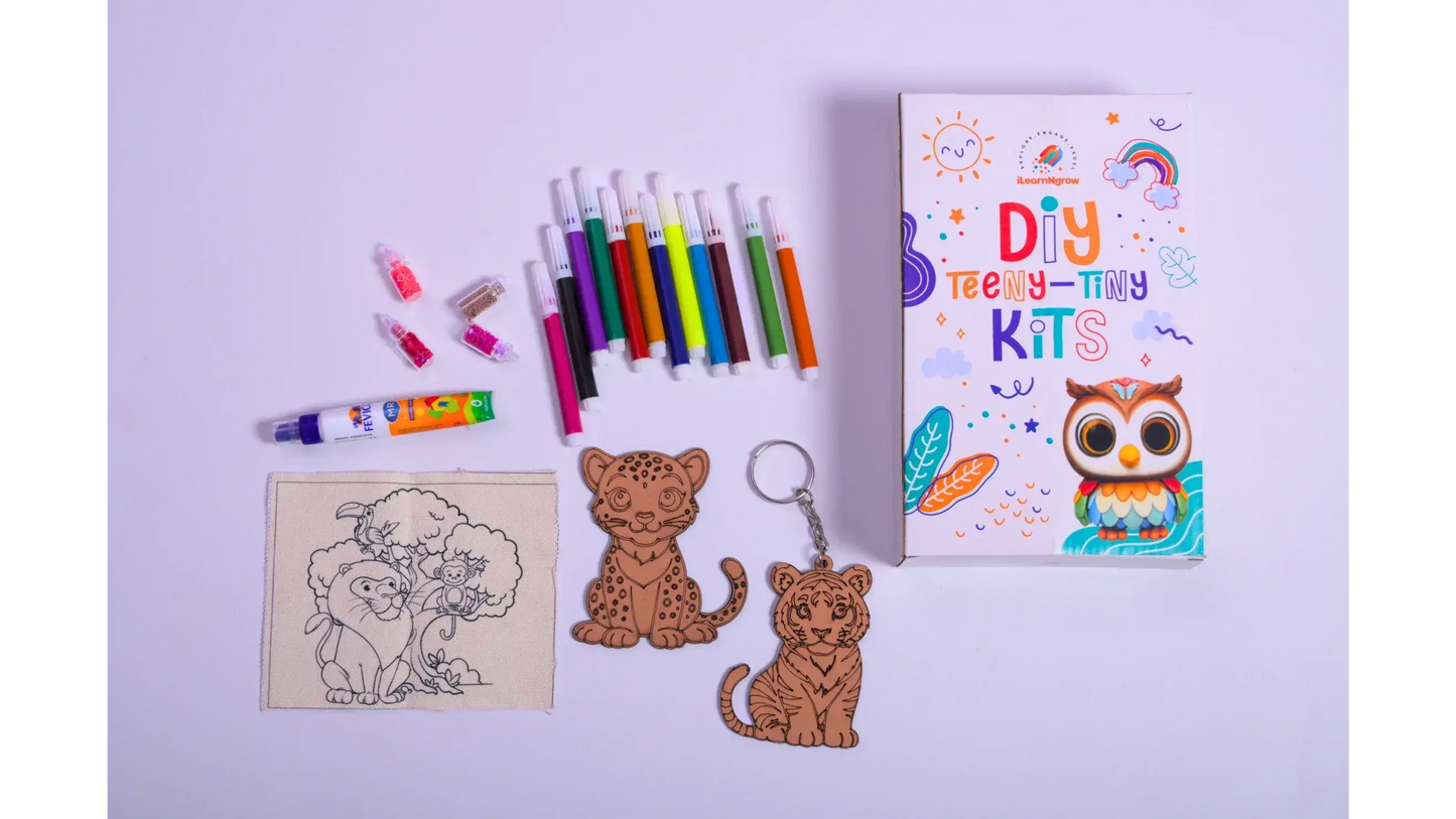 diy animal painting kit 3 in 1 kids craft set - product view 3
