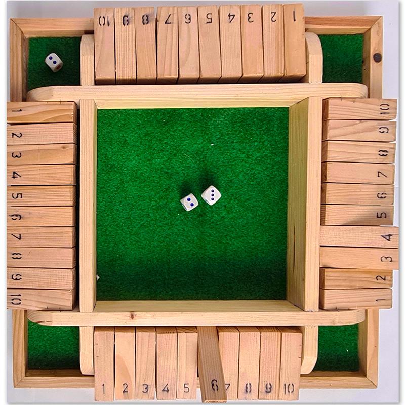 Buy Wooden Shut the Box Game - SkilloToys.com
