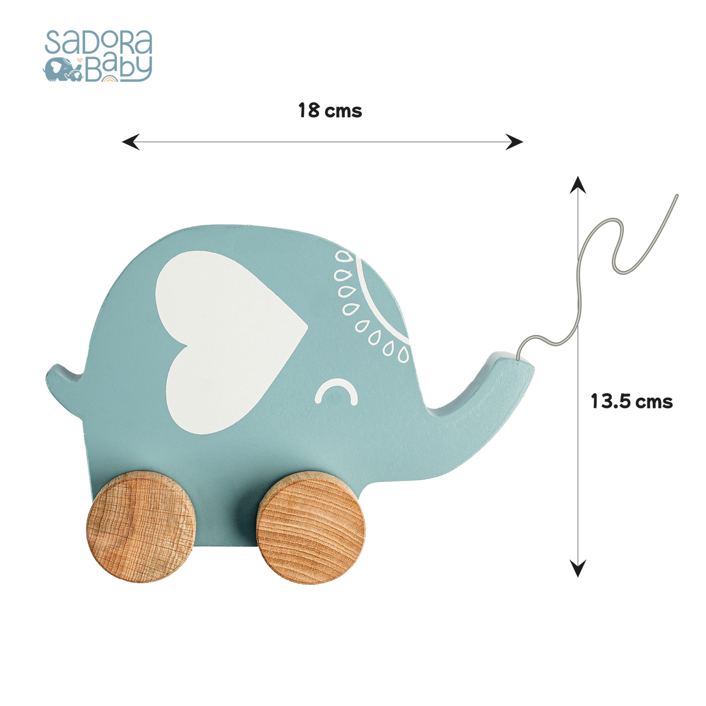 Buy Nila Wooden Pull Along Toy Online - SkilloToys.com