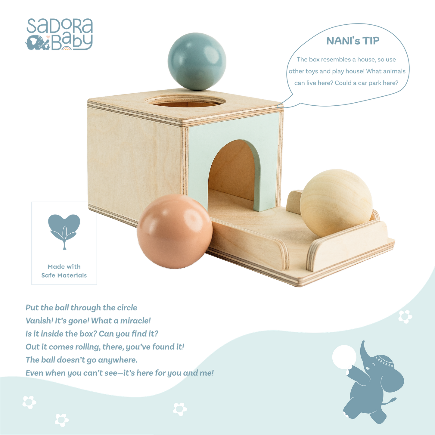 Buy Montessori Inspired Object Permanence Box Online - SkilloToys.com