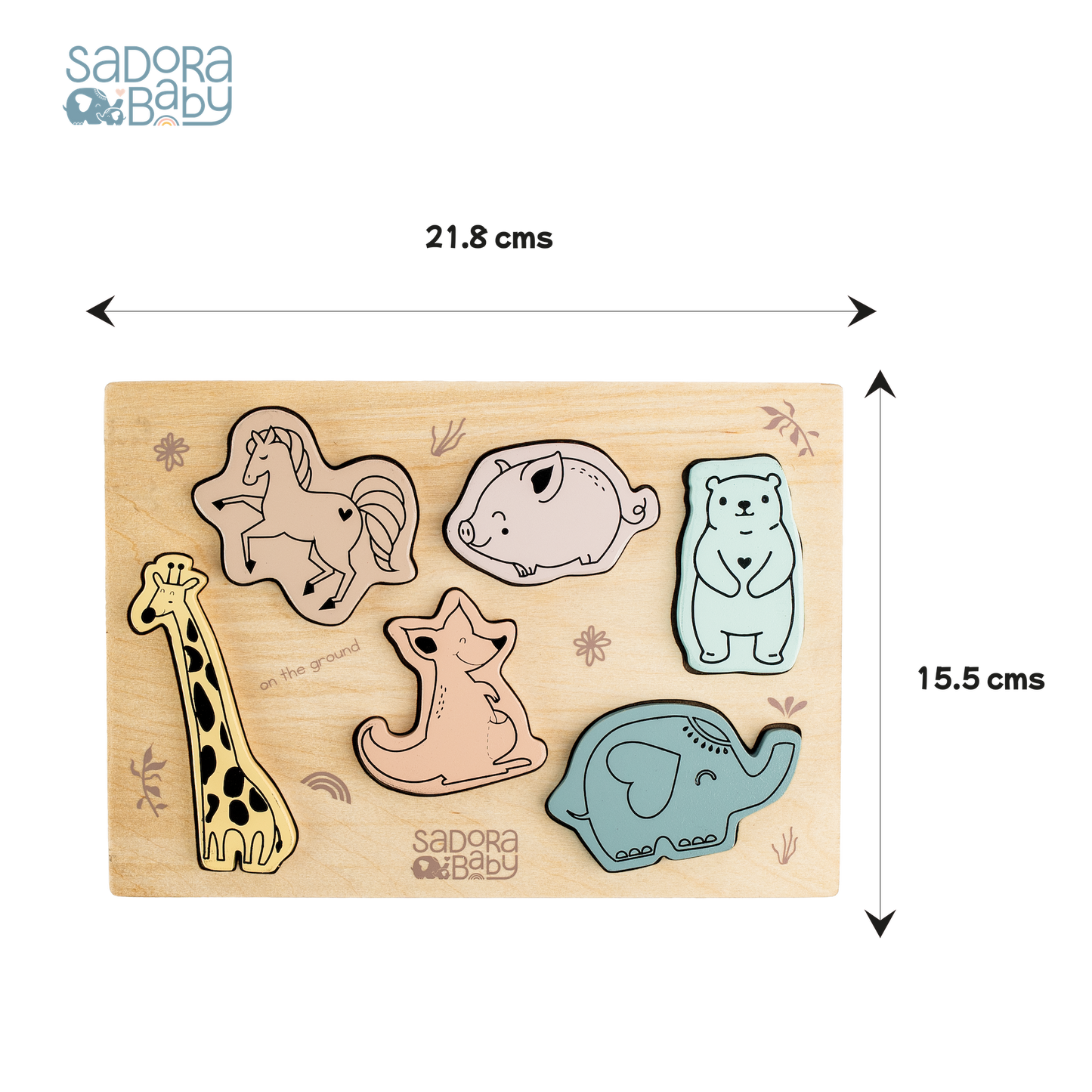 Buy Jungle Explorer Wooden Puzzle Board Online - SkilloToys.com