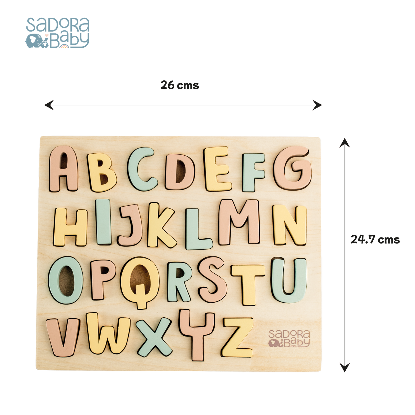 Buy A-Z Wooden Alphabet Puzzle Board Online - SkilloToys.com