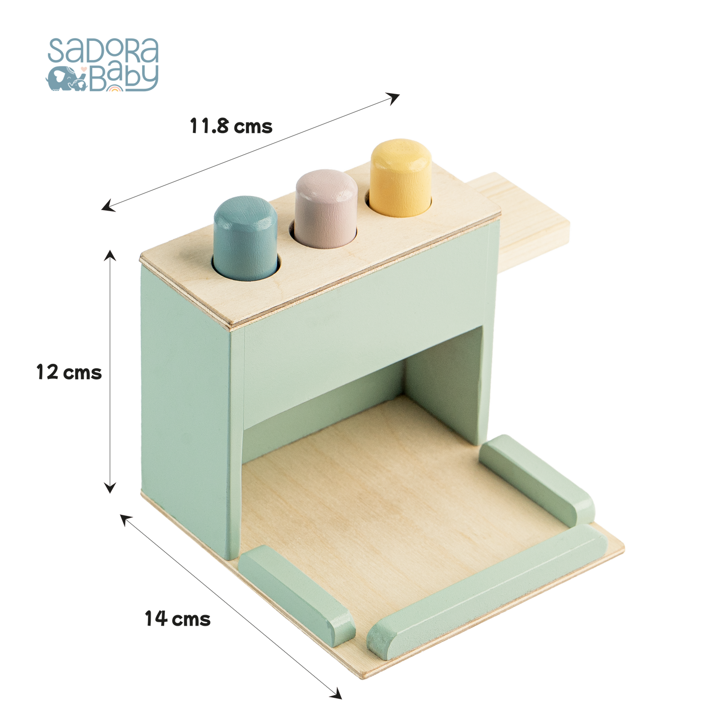 Buy Cylinder Drop Wooden Peg Toy Online - SkilloToys.com