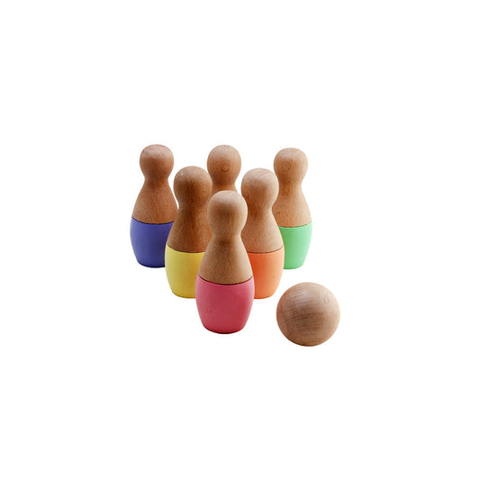 Wooden Bowling Set