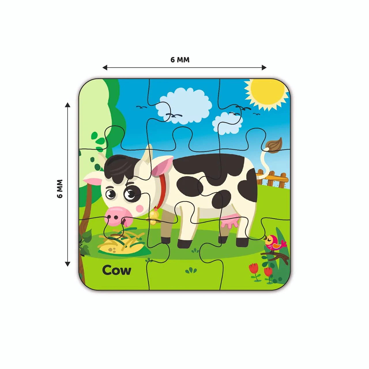 Buy 4 In 1 Farm Animal Wooden Puzzle - SkilloToys.com