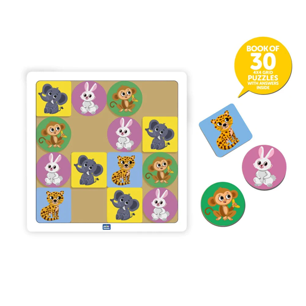 Animal Sudoku Wooden Puzzle