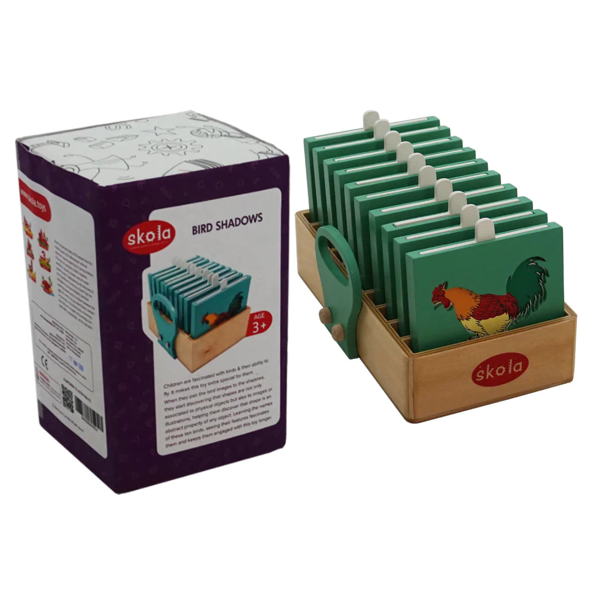 Buy Bird Shadows Wooden Toy - Box Set - SkilloToys.com