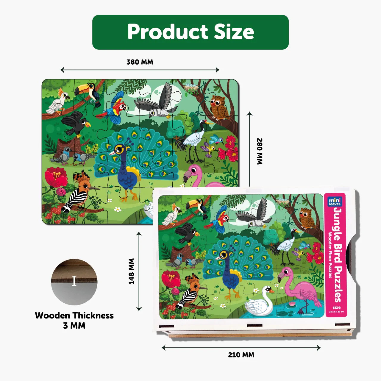 Buy Birds Wooden Puzzle Set - SkilloToys.com