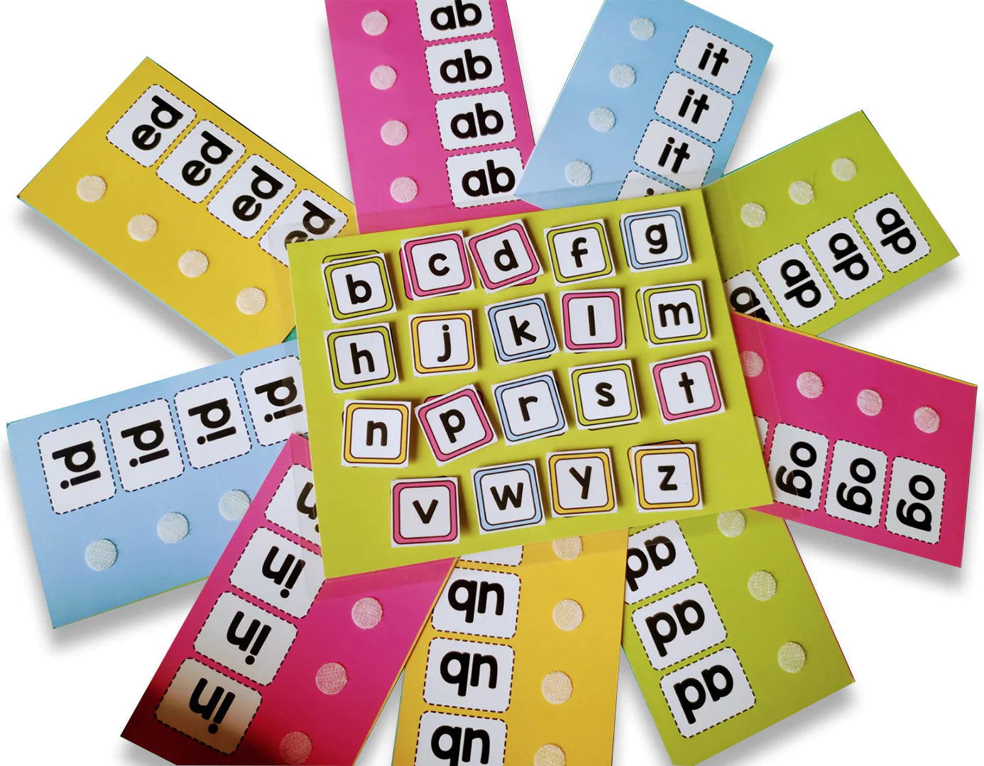 Buy CVC Word Building and Learning Activity -  Laminated Cards - SkilloToys.com