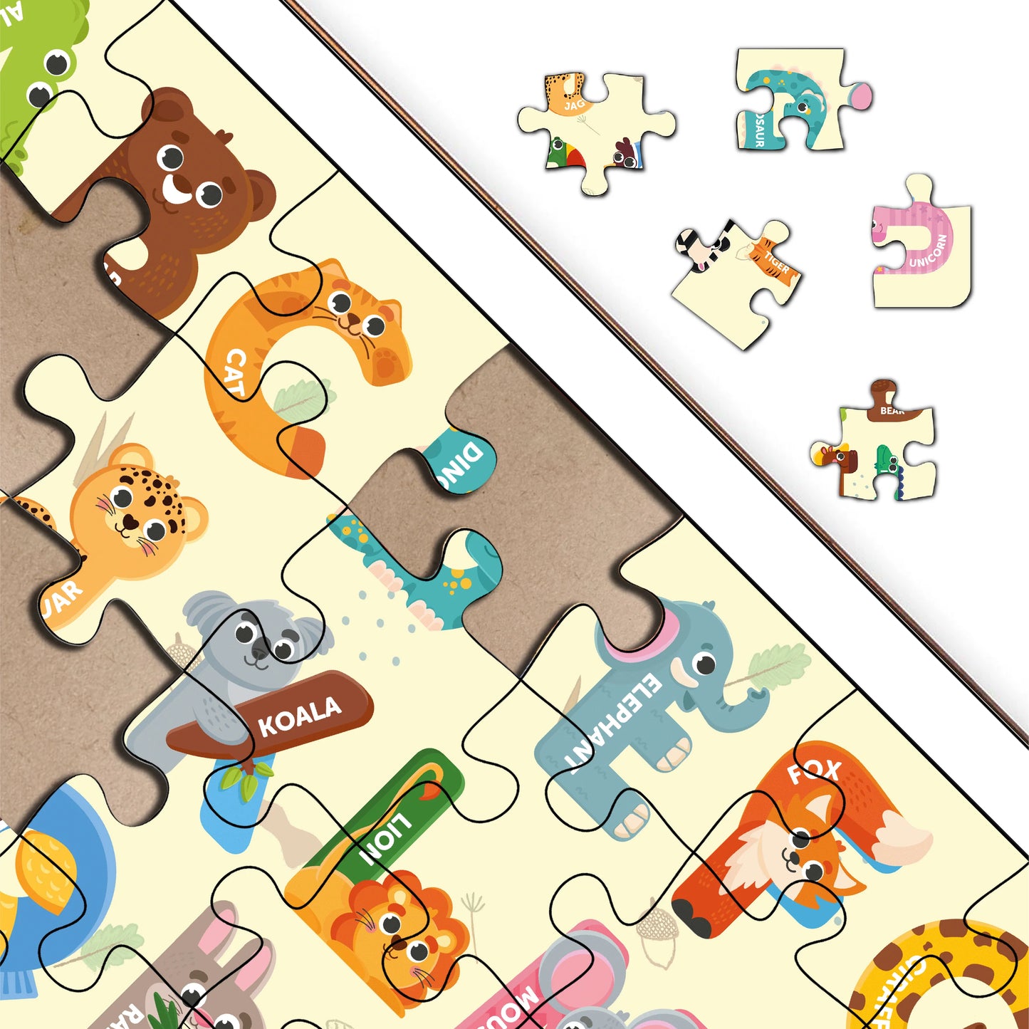 Buy Capital Alphabet Wooden Puzzle - SkilloToys.com
