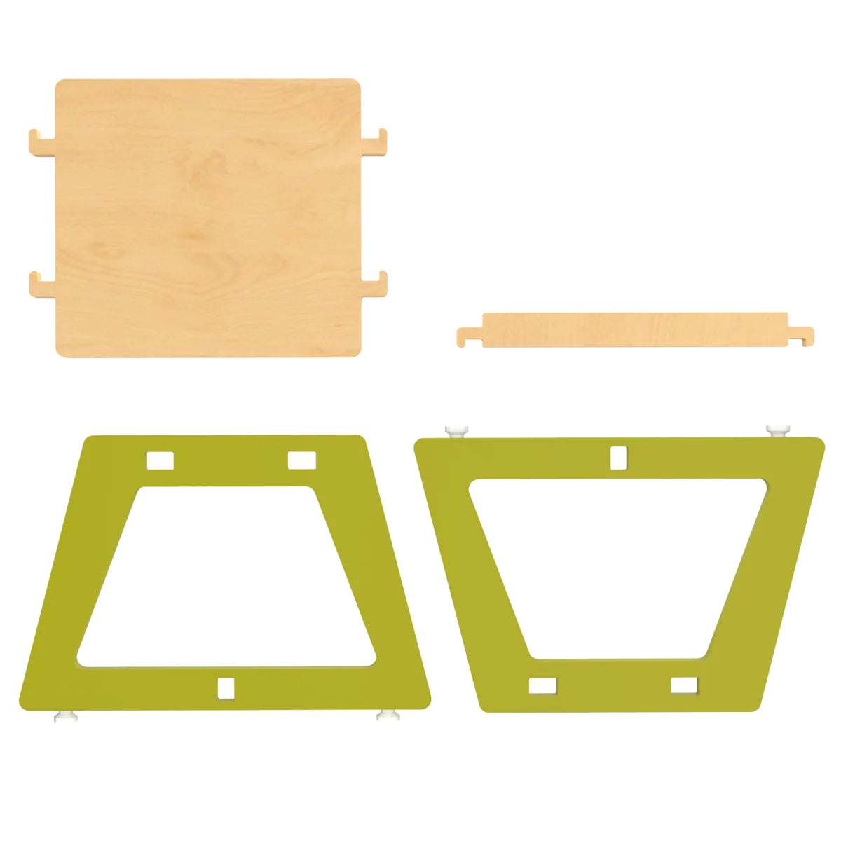 Buy Charcoal Chikku Multipurpose Wooden Stool - Green - Parts - SkilloToys.com