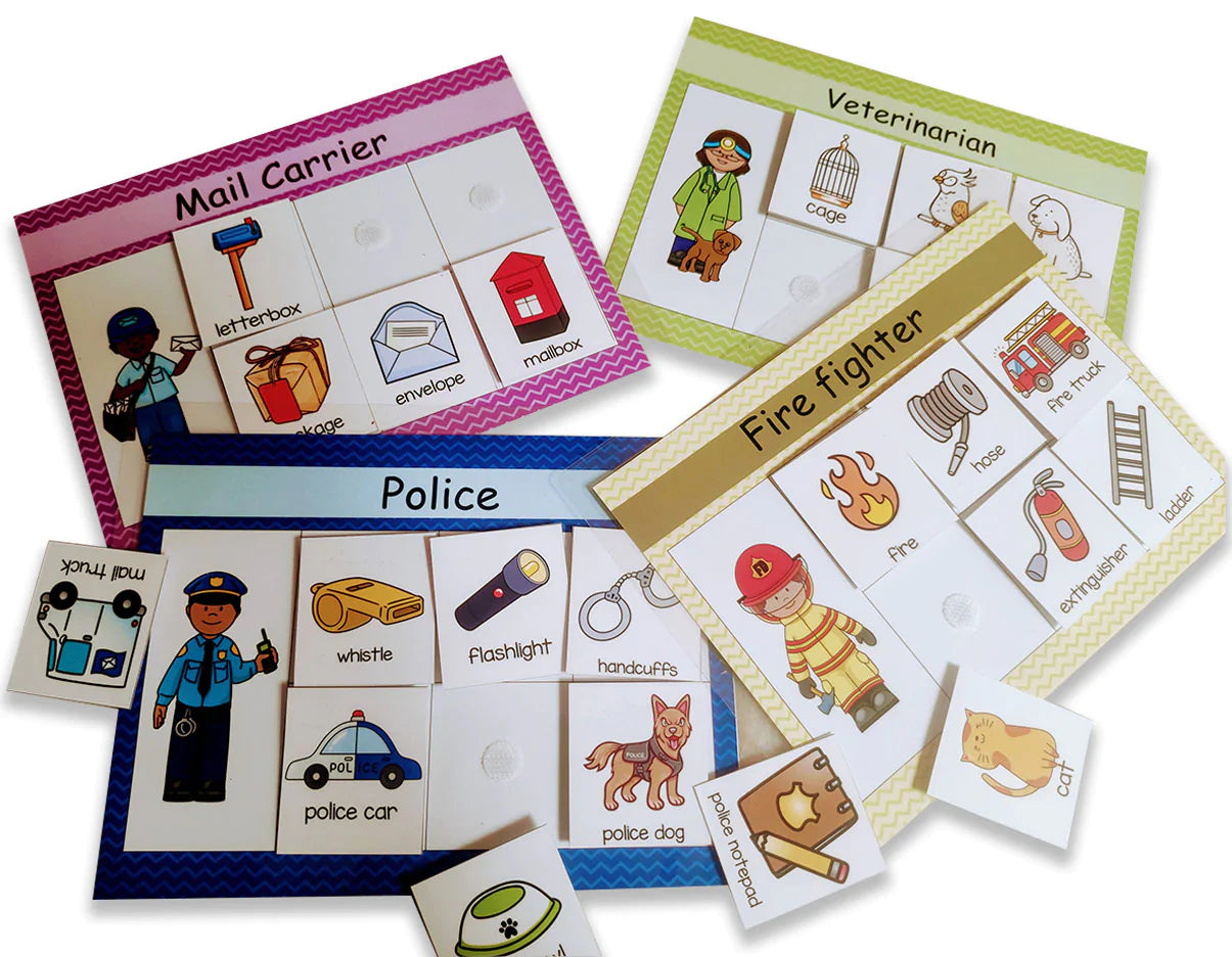 Buy Community Helper and their Tools Sorting Activity Game - Fun Learning - SkilloToys.com