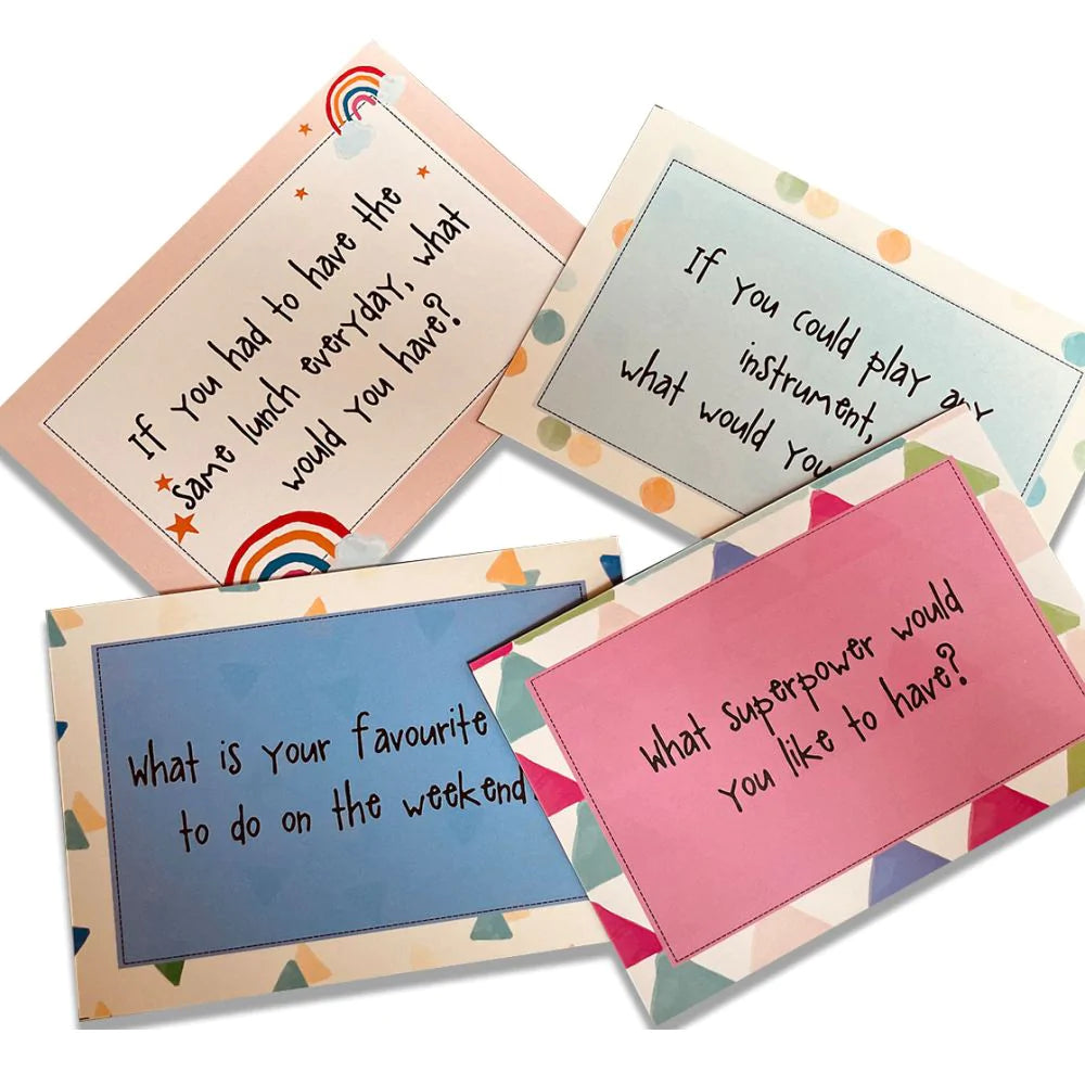 Buy Conversation Starter Flashcards (Pack of 48) - Communication Builder - SkilloToys.com