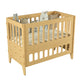 Buy Coral Coconut Wooden Baby Crib - Small - Front View - SkilloToys.com