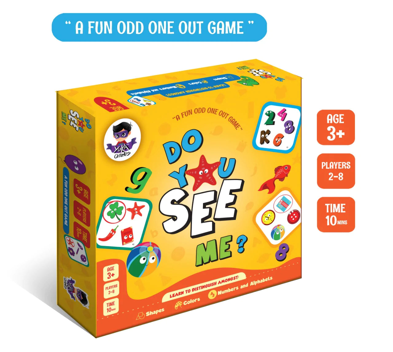 Buy Do You See Me - 2 Flashcards Game -How to Play - SkilloToys.com