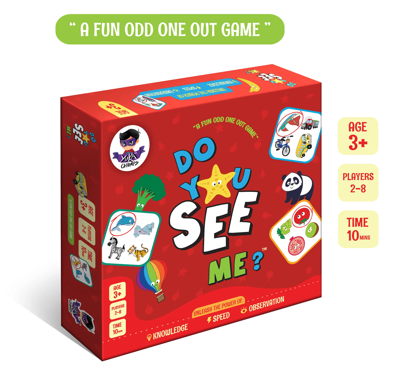 Buy Do You See Me - A Fun Odd One Out Flashcards Game - How to Play - SkilloToys.com