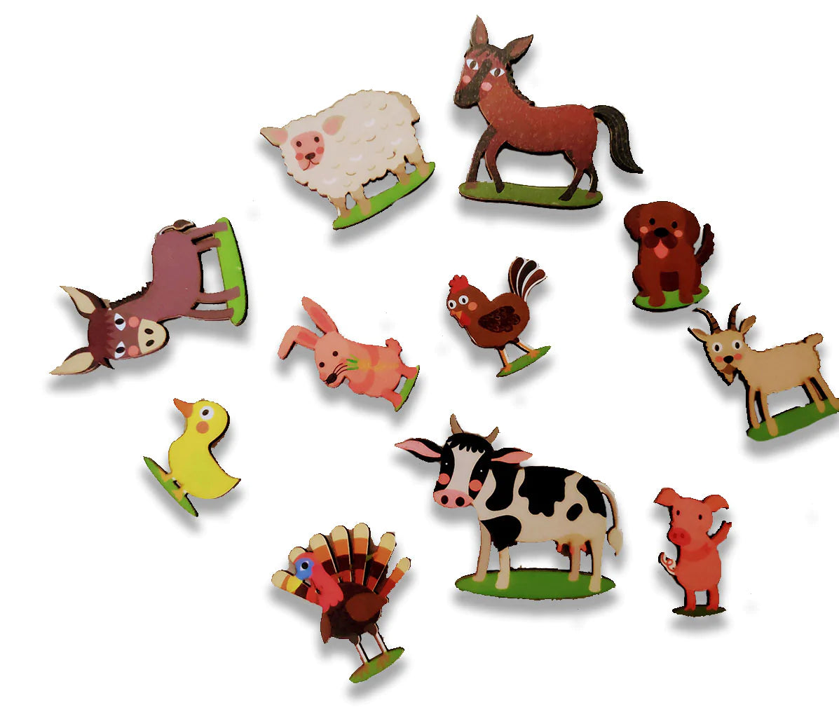 Buy Farm Animals Shadow Matching Activity Board Different Animal- SkilloToys.com
