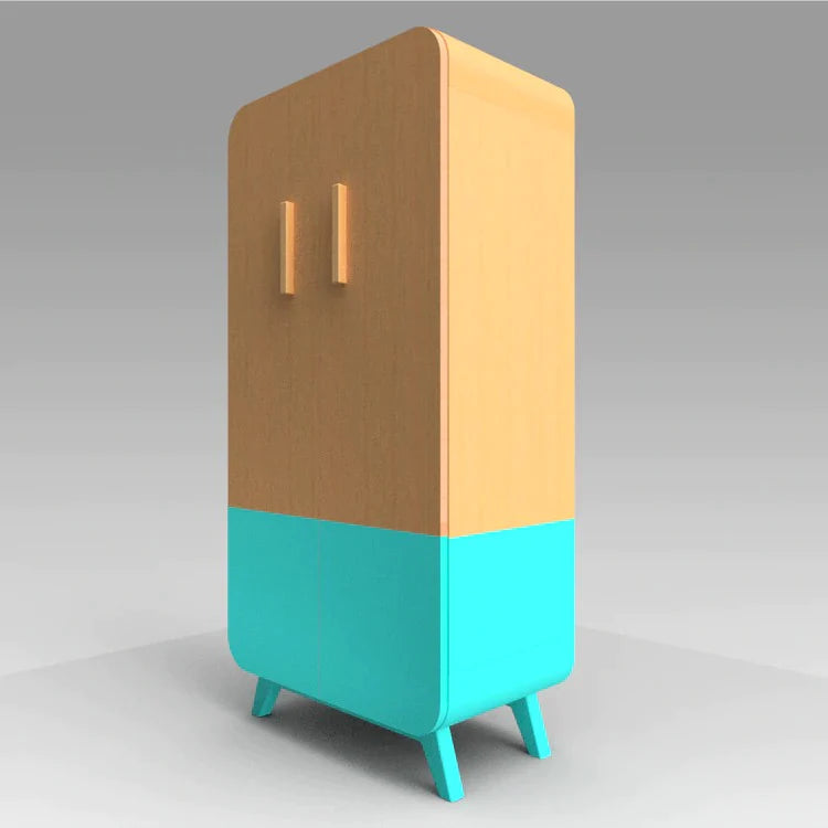 Buy Hue Wooden Cabinet for kids - Blue - Storage Box - SkilloToys.com