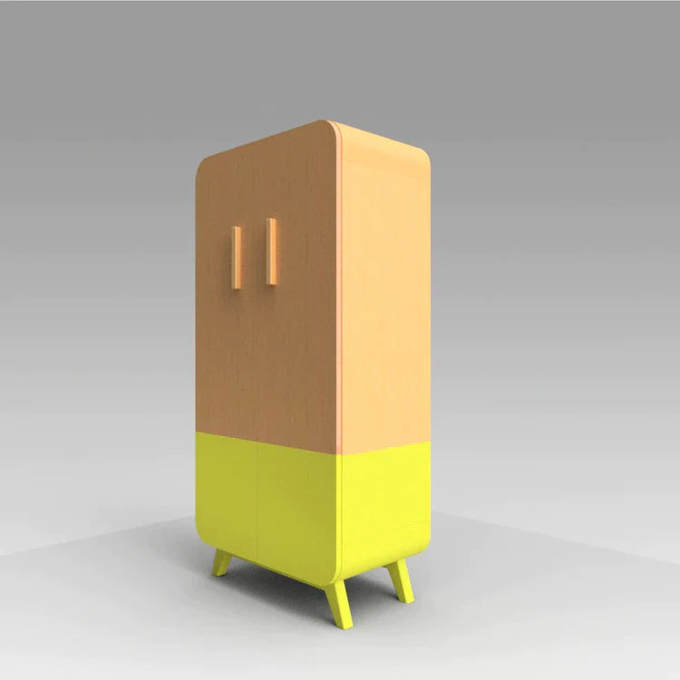 Buy Hue Wooden Cabinet for kids - Yellow - Storage Box -SkilloToys.com