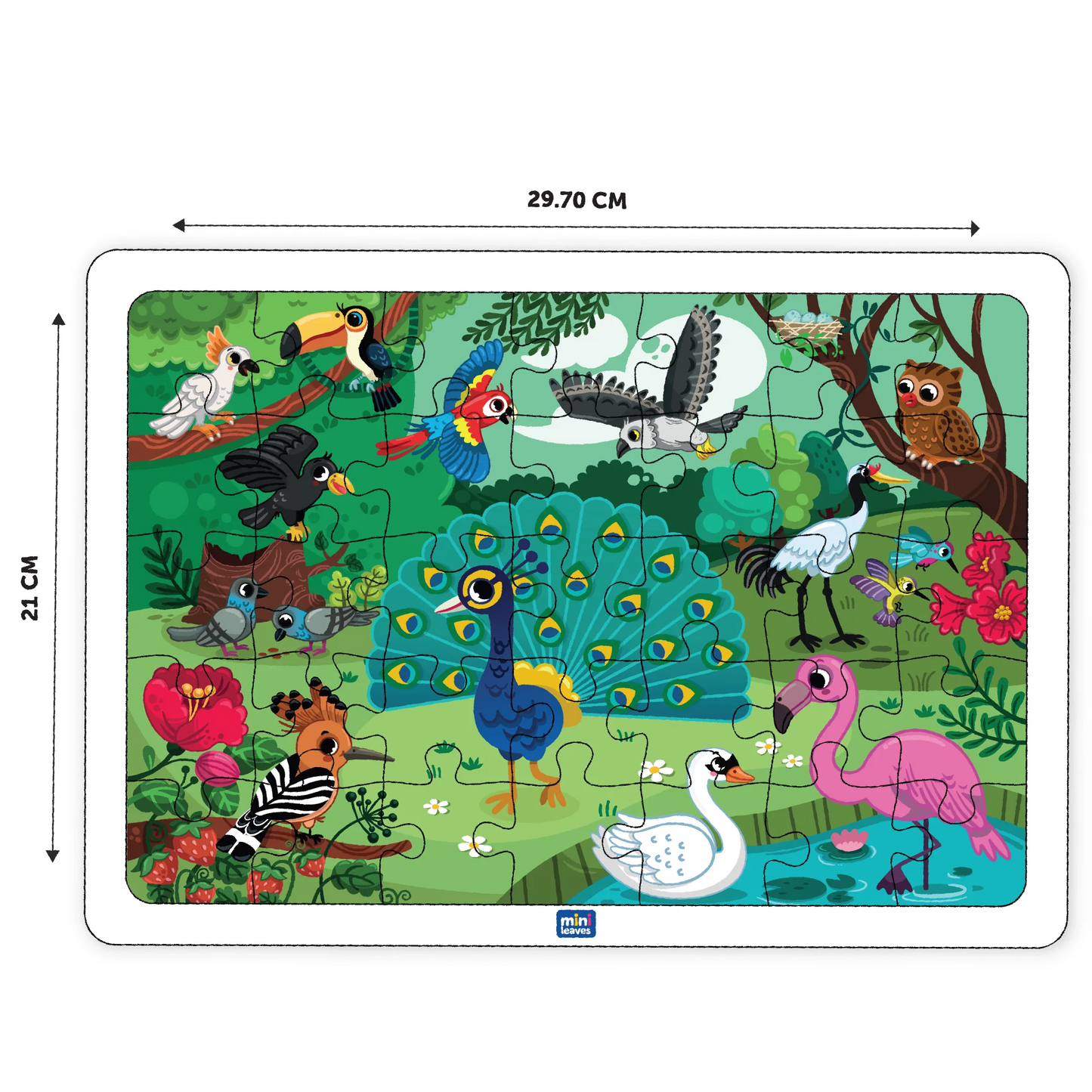 Jungle Bird Wooden Puzzle
