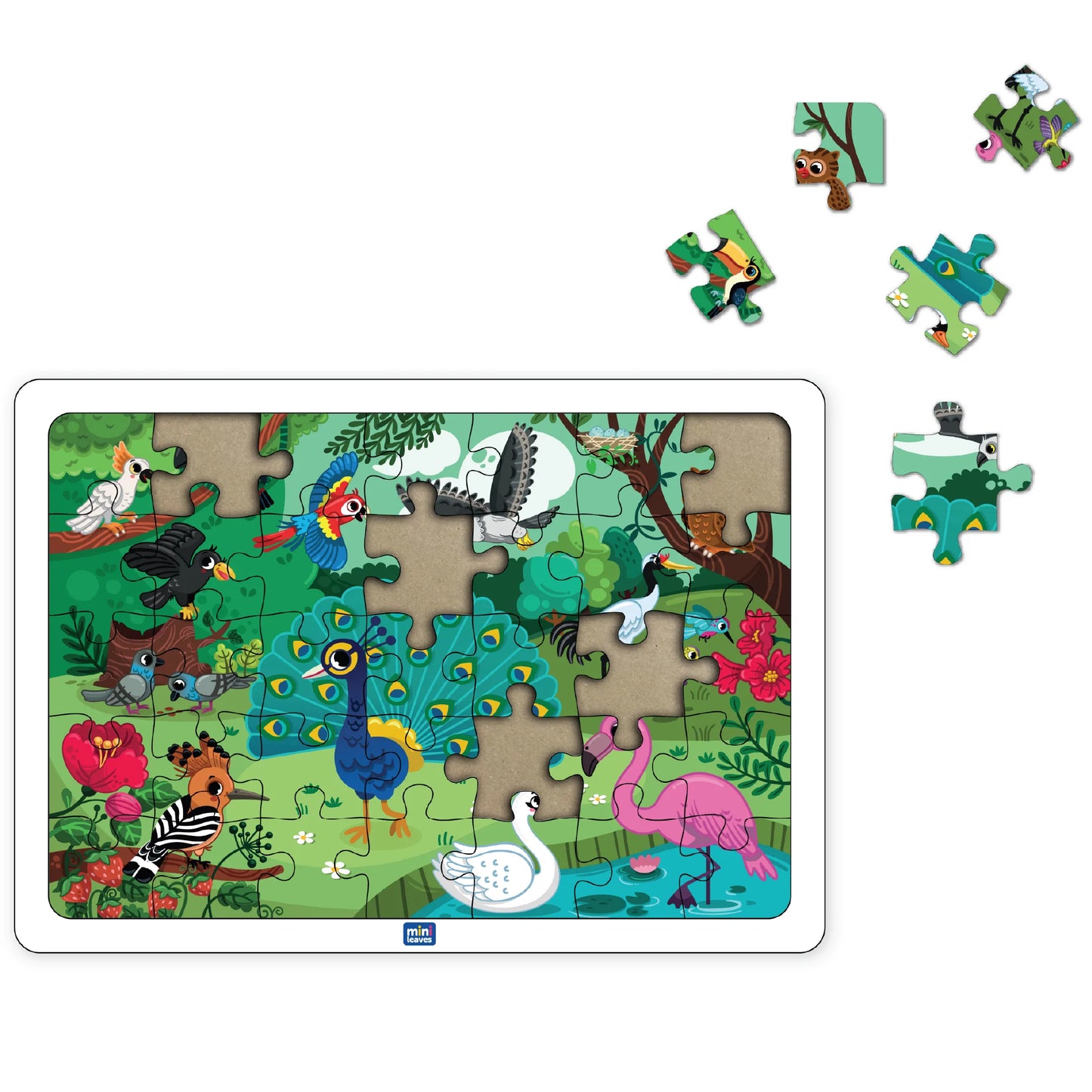 Jungle Bird Wooden Puzzle