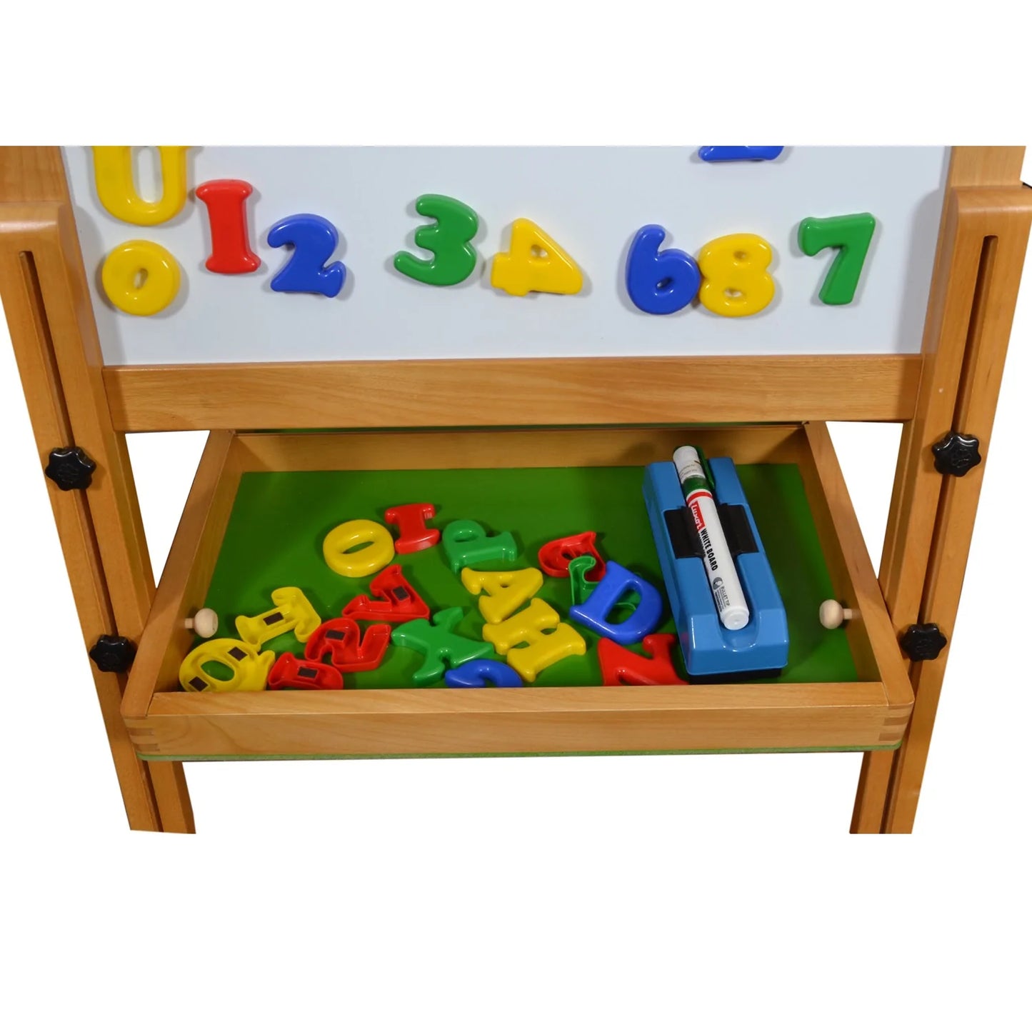 2 In 1 Wooden Easel Learning Board