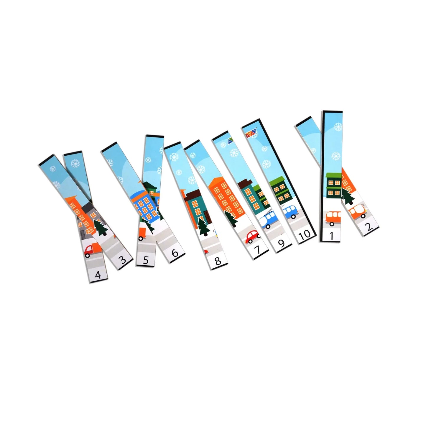 City Number Jigsaw Puzzle Game