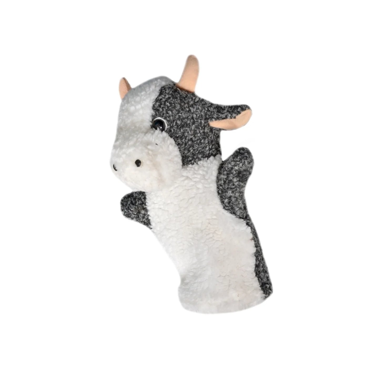 Cow Hand Glove Puppet - Black