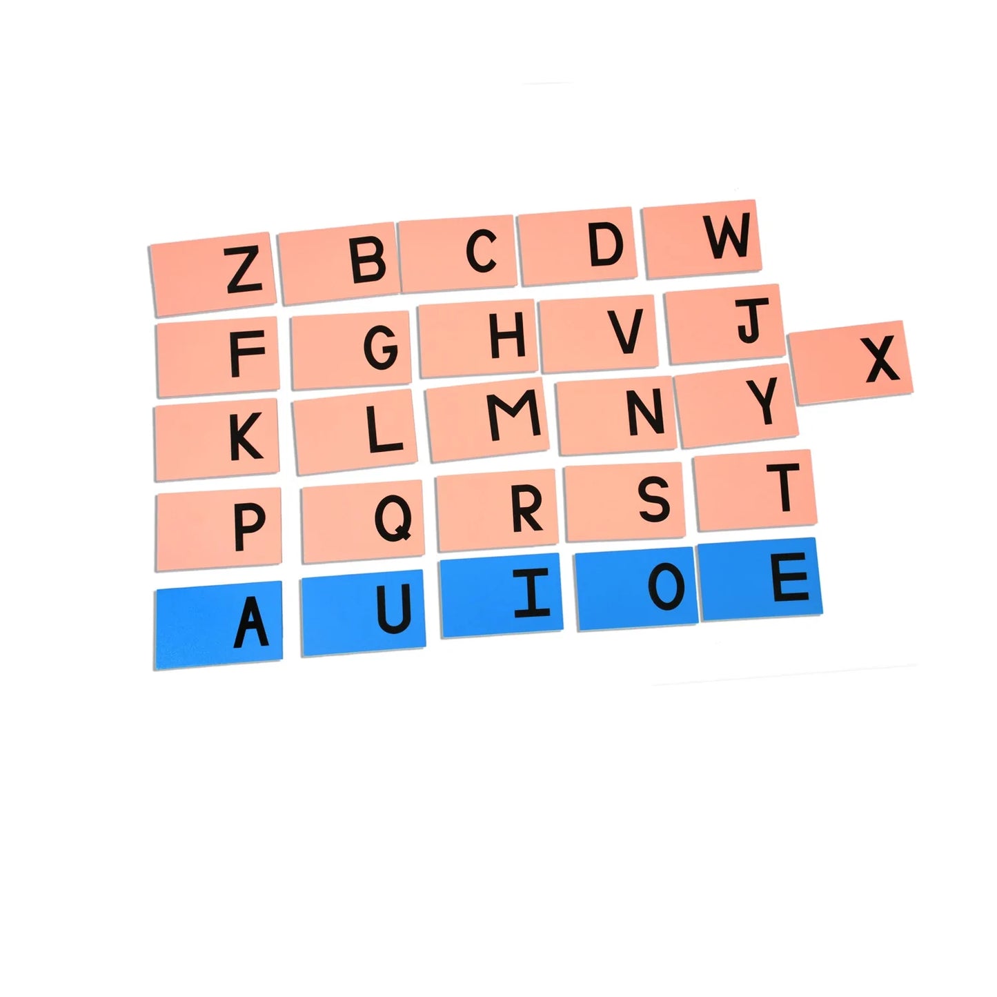 English Sandpaper Capital Letters