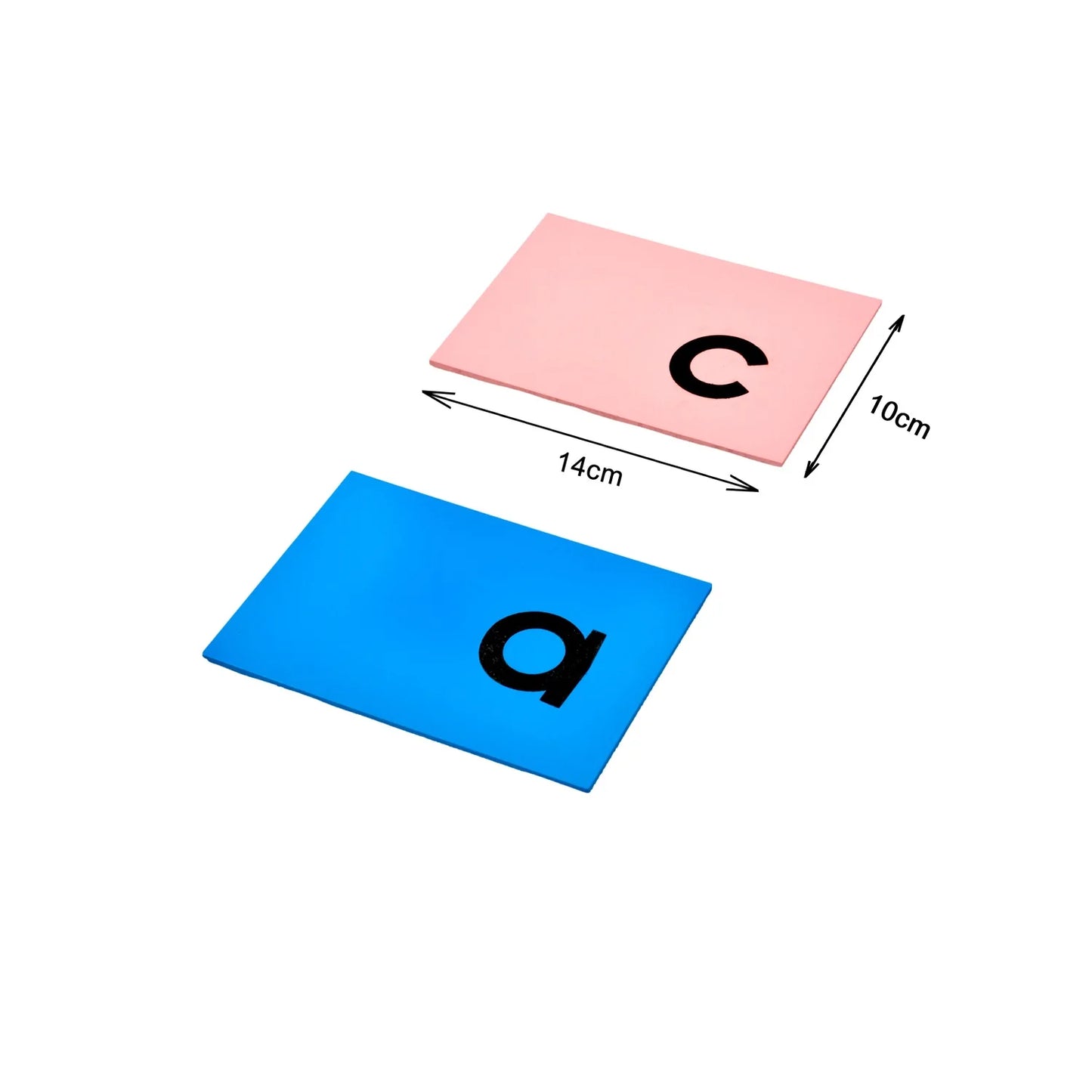 English Small Alphabet Sandpaper