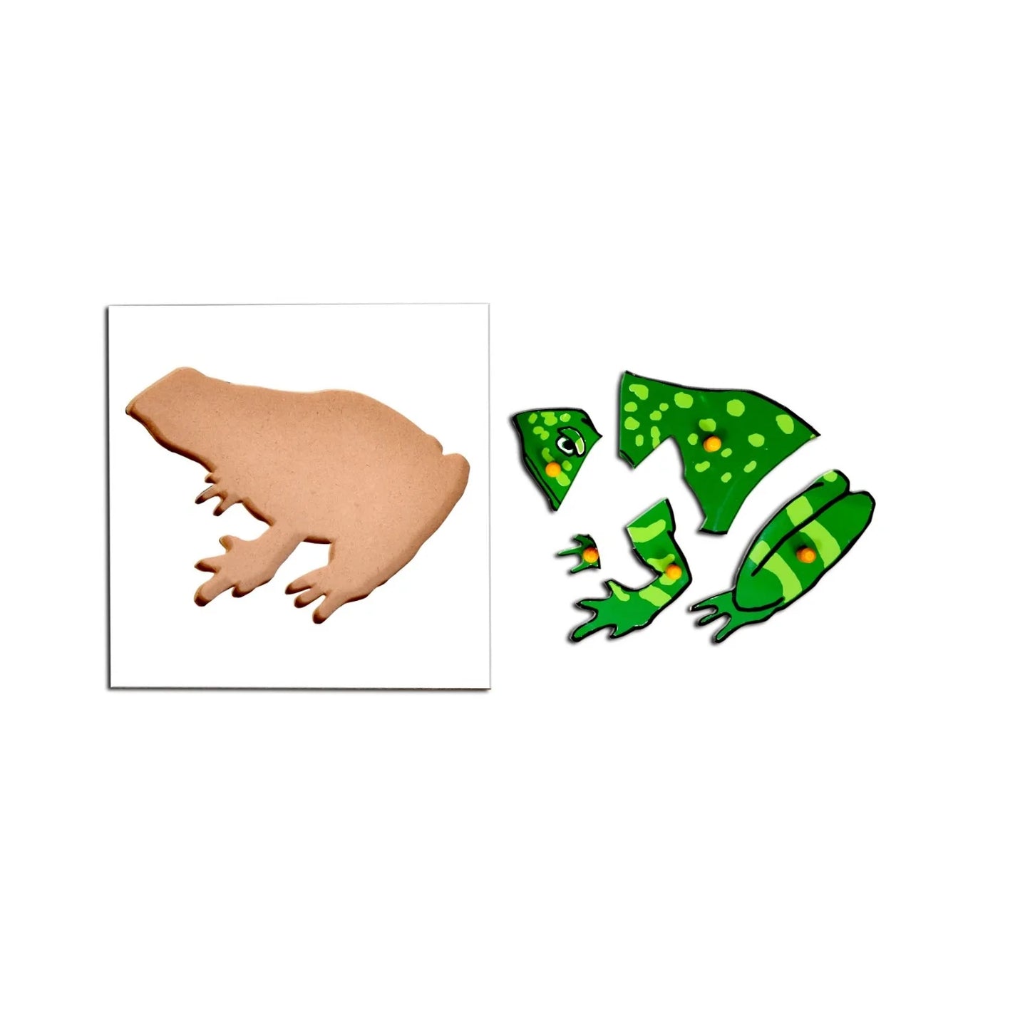 Frog Puzzle Board