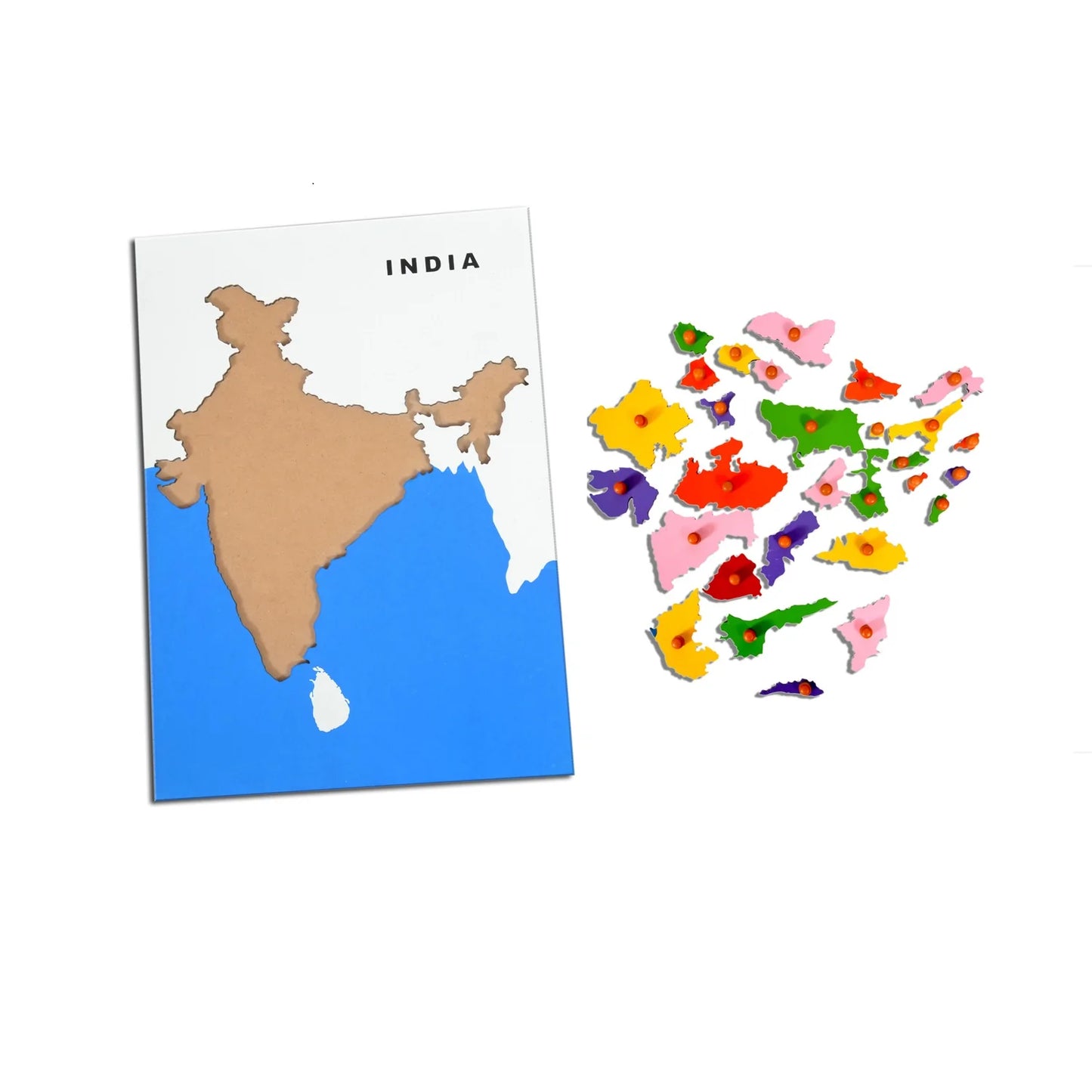 India Map Learning Board