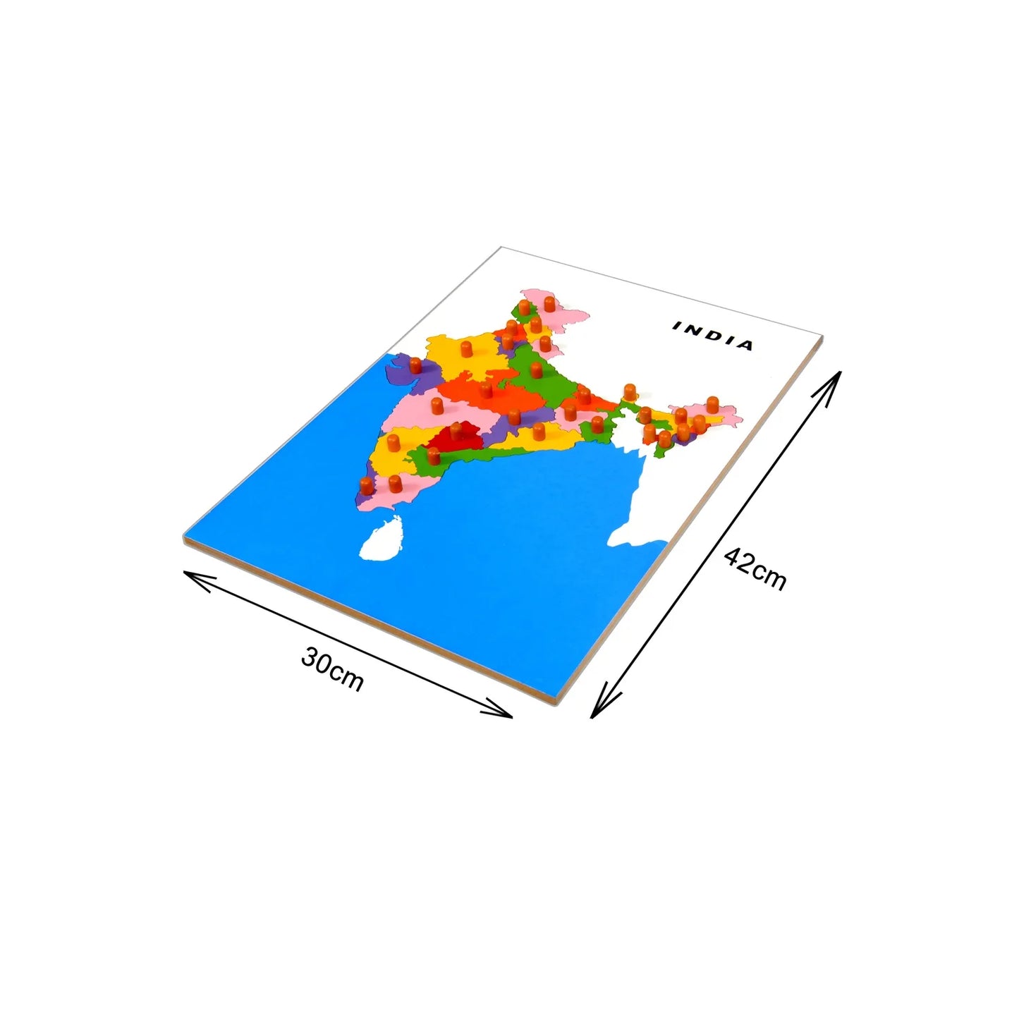 India Map Learning Board