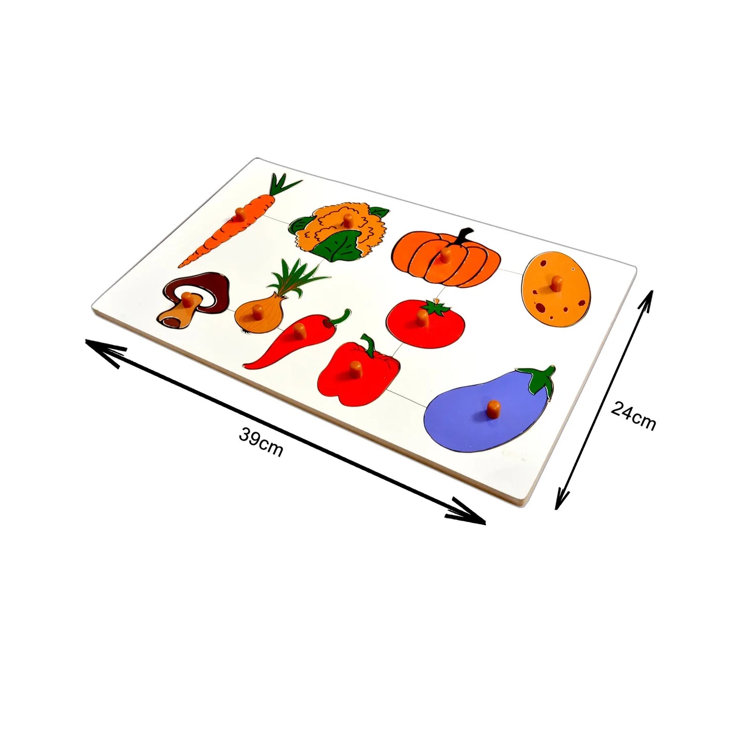 Inset Boards Vegetable Learning Board