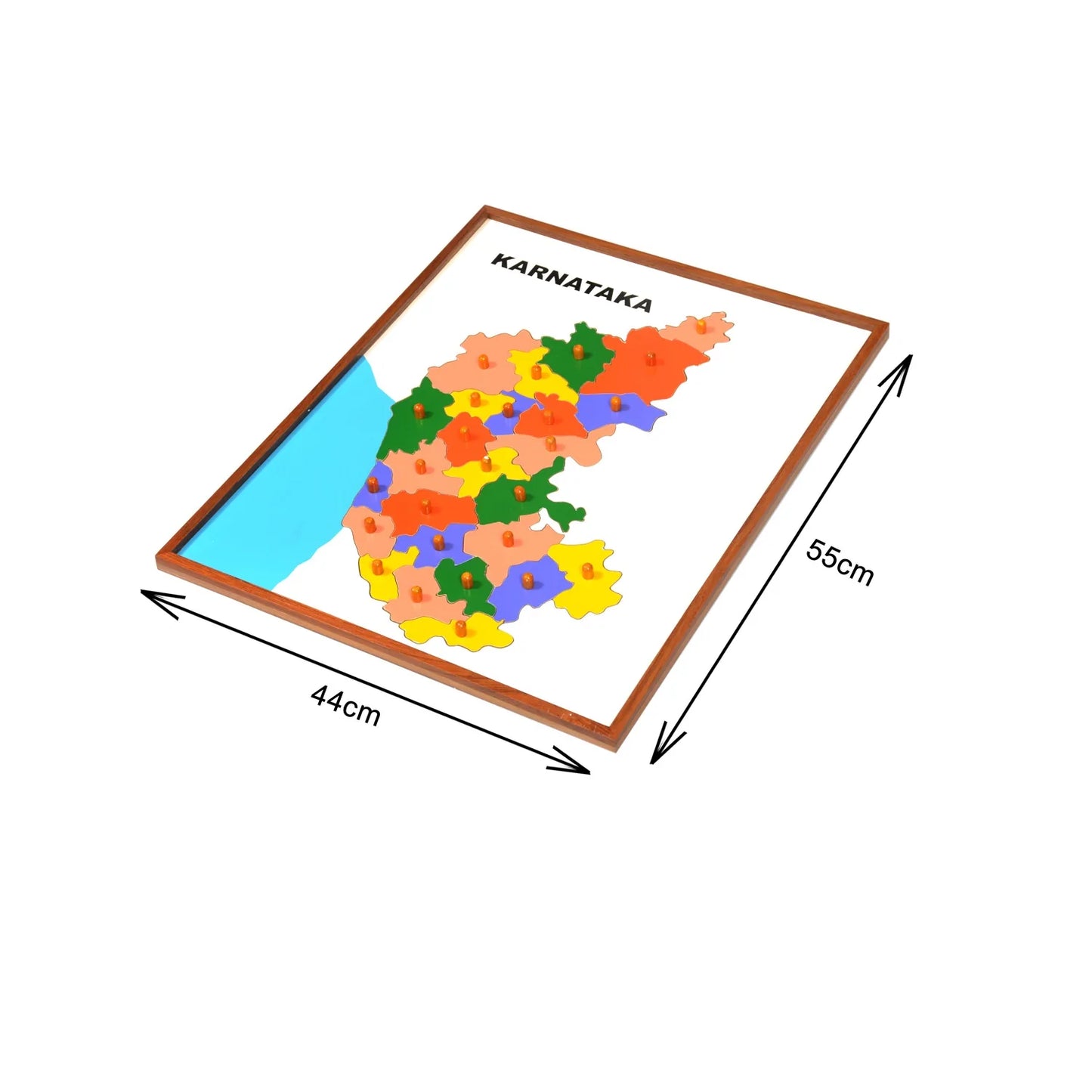 Mapology of Karnataka Map Learning Board