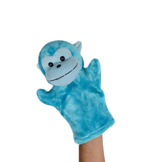 Monkey Hand Glove Puppet - Blue