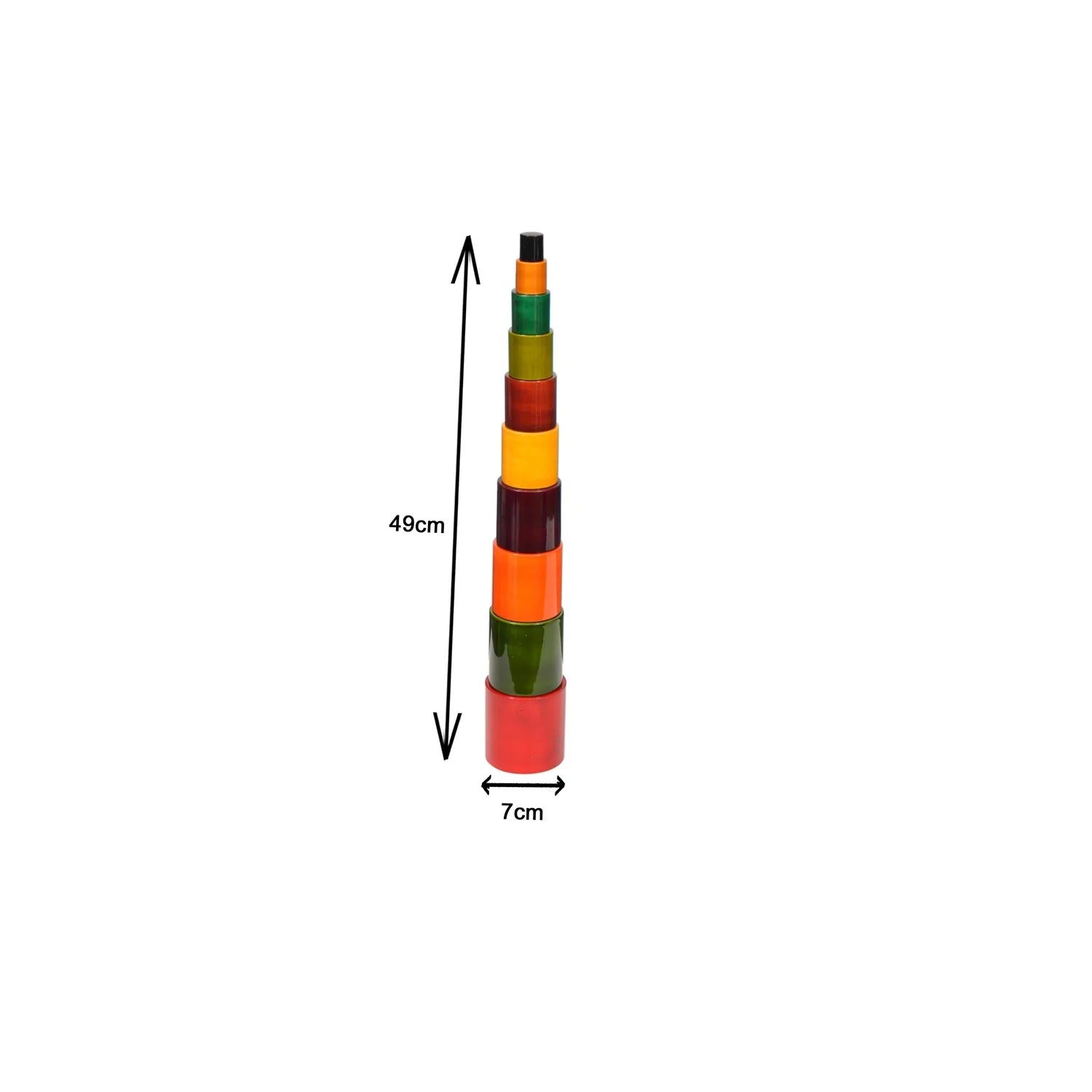 Buy Kidken Montessori Colour Cylinder Tower Stacker Toy - SkilloToys.com