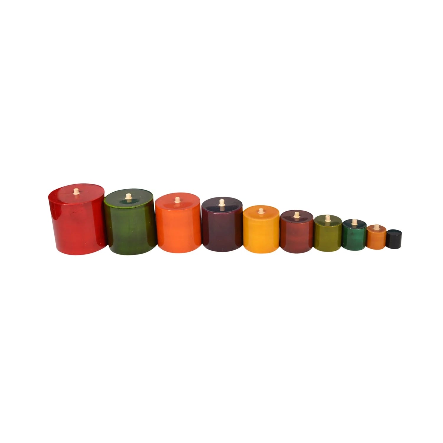Buy Kidken Montessori Colour Cylinder Tower Stacker Toy - SkilloToys.com