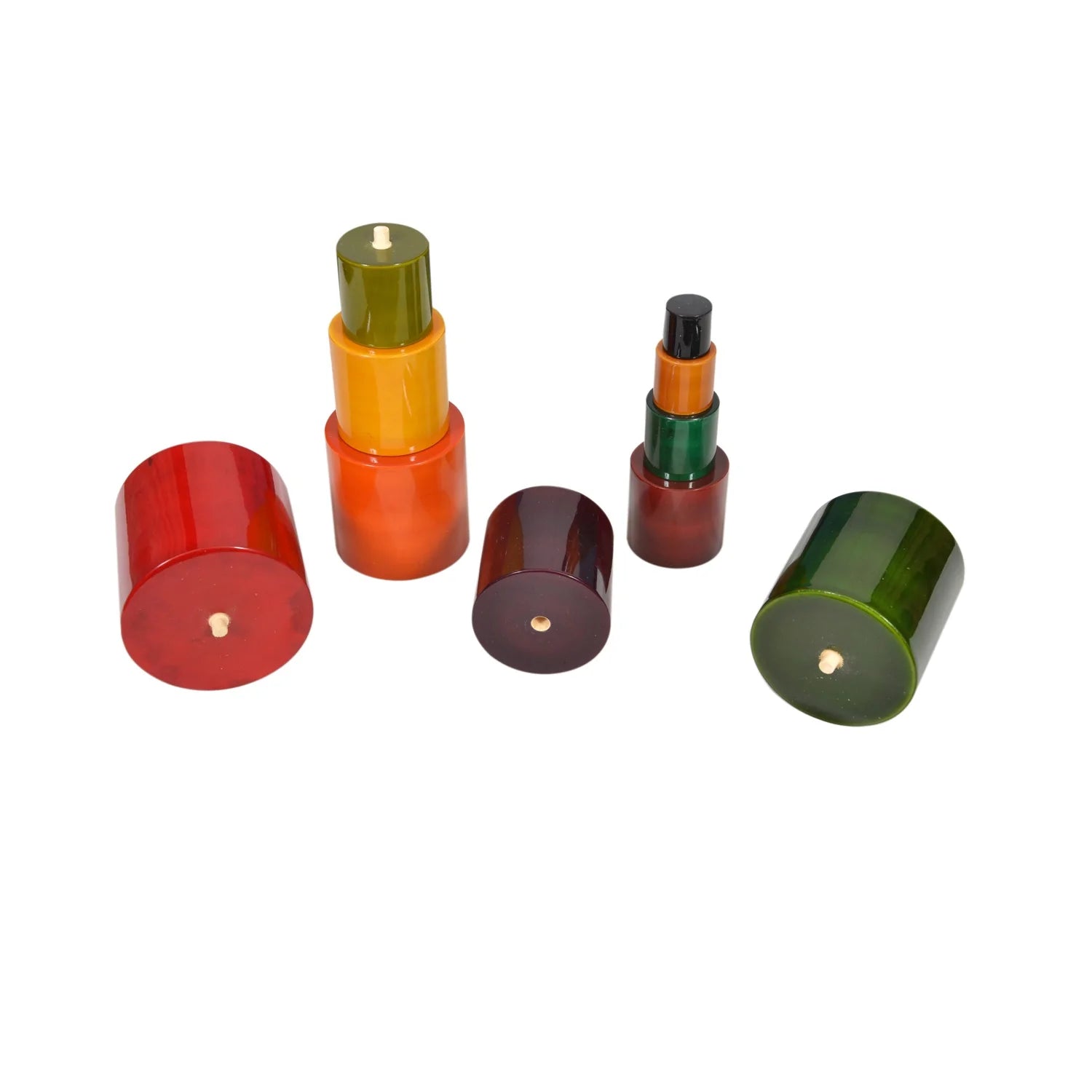 Buy Kidken Montessori Colour Cylinder Tower Stacker Toy - SkilloToys.com