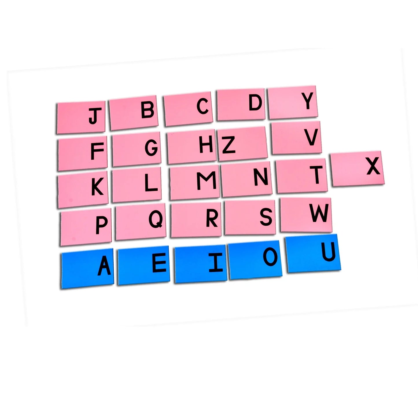 English Capital Letter Tracing Sandpaper