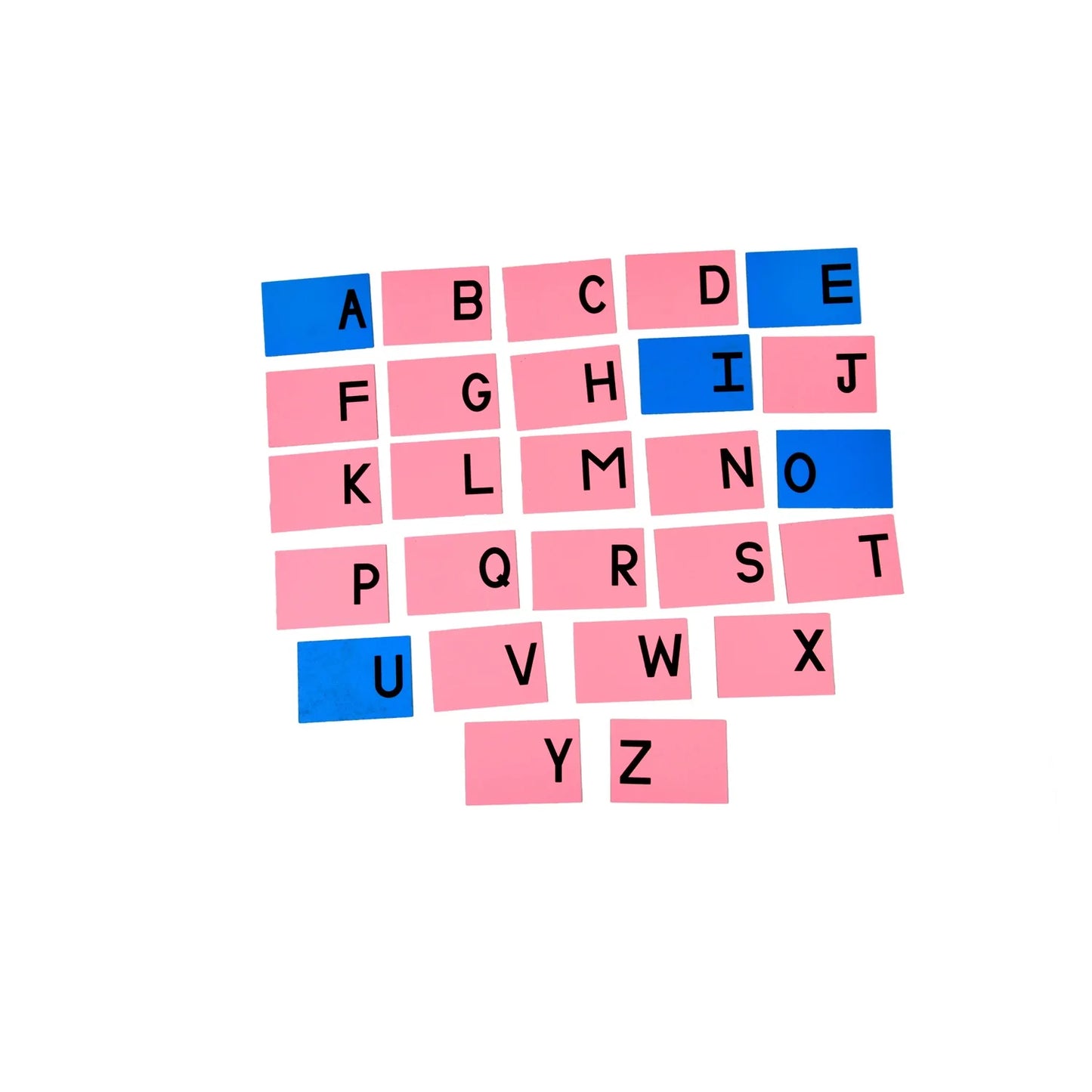 English Capital Letter Tracing Sandpaper