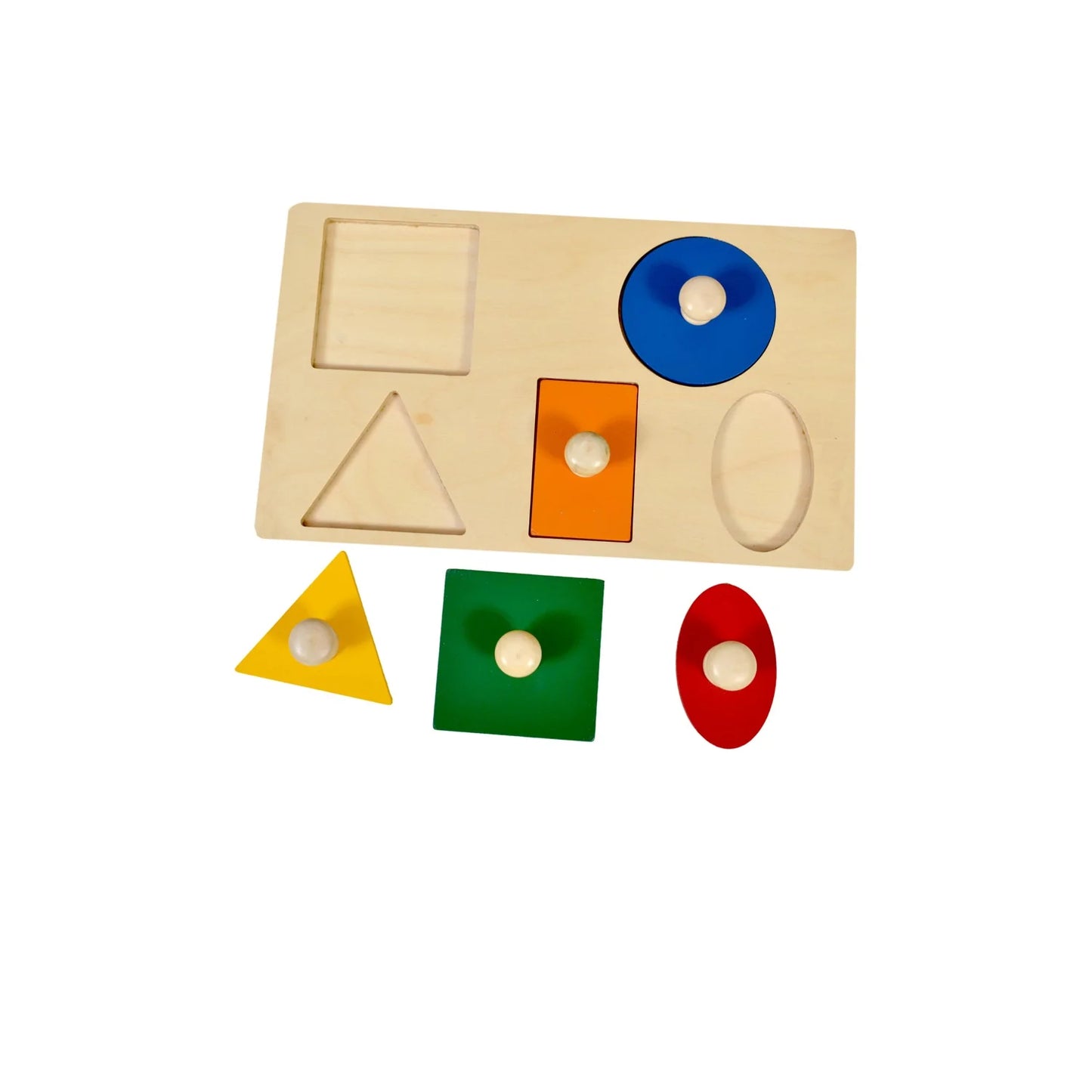 Montessori Five Shape Learning Board