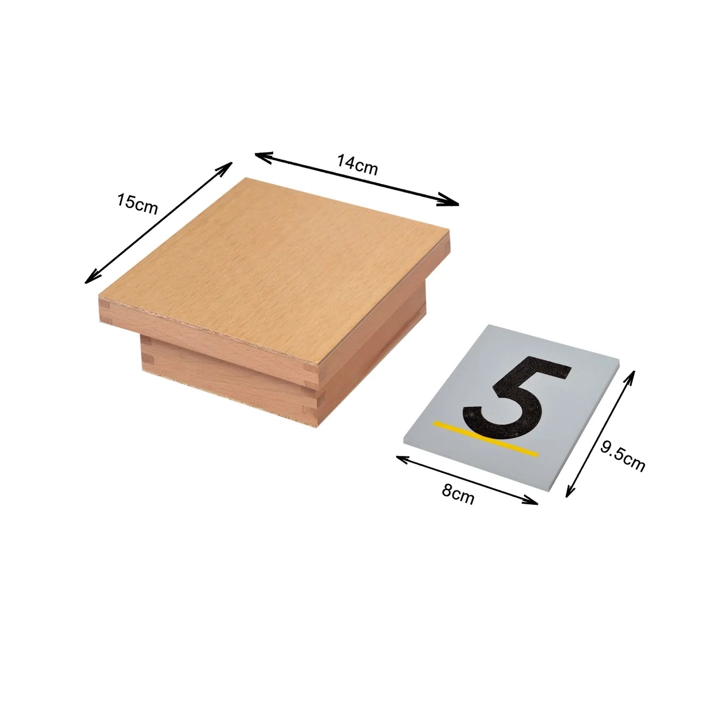 Montessori Sandpaper For Numbers Learning