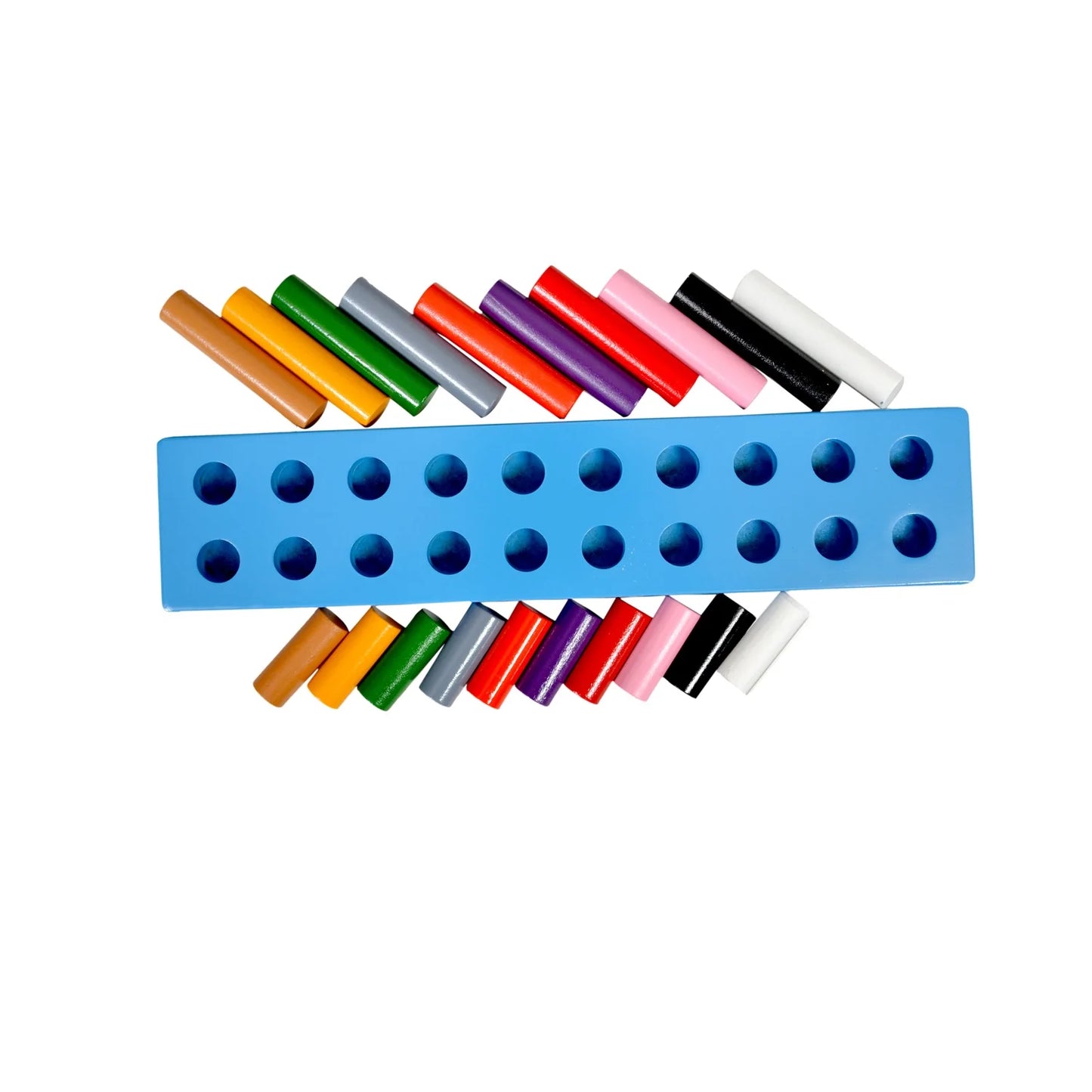 Montessori Pairing Of Rods Big Learning Set