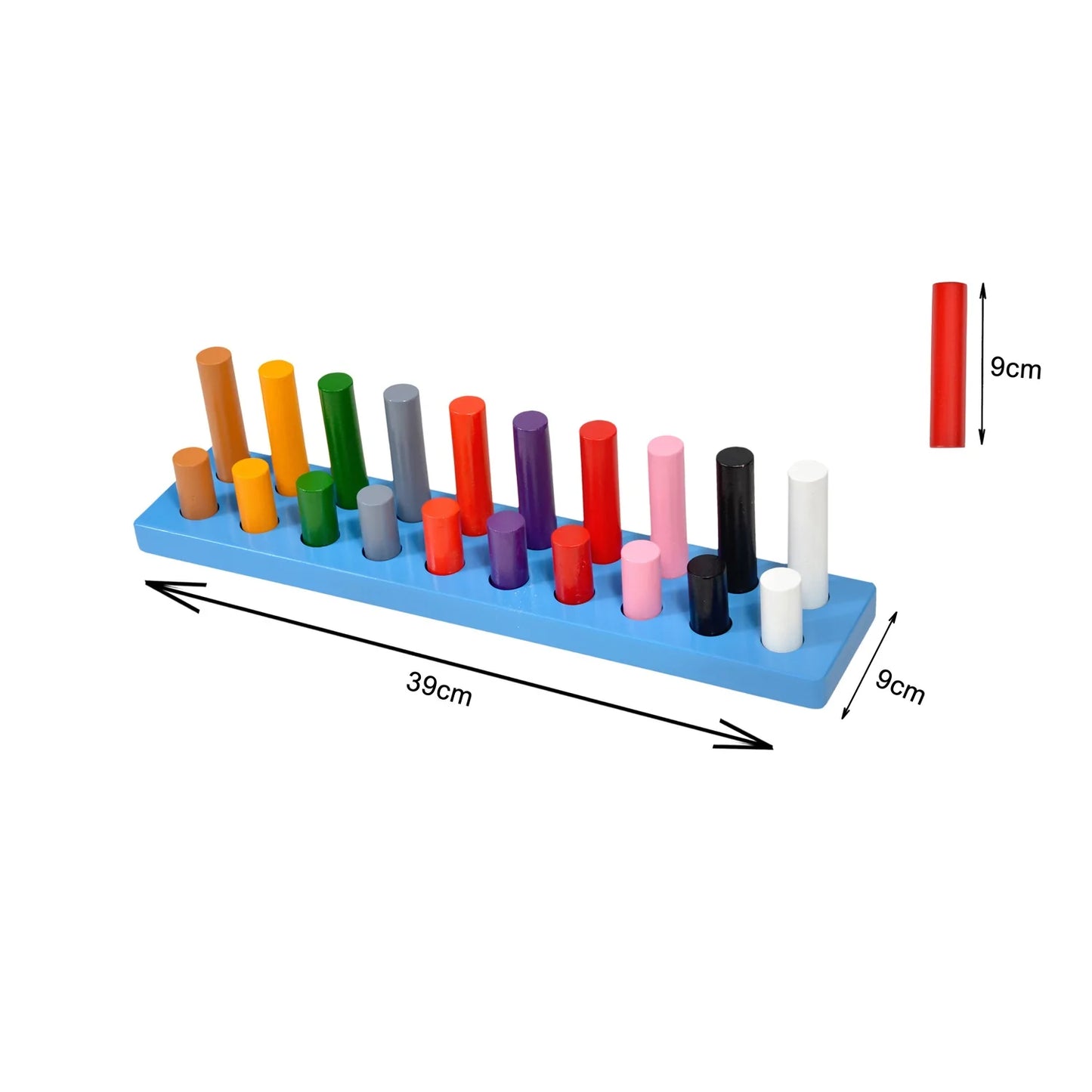 Montessori Pairing Of Rods Big Learning Set