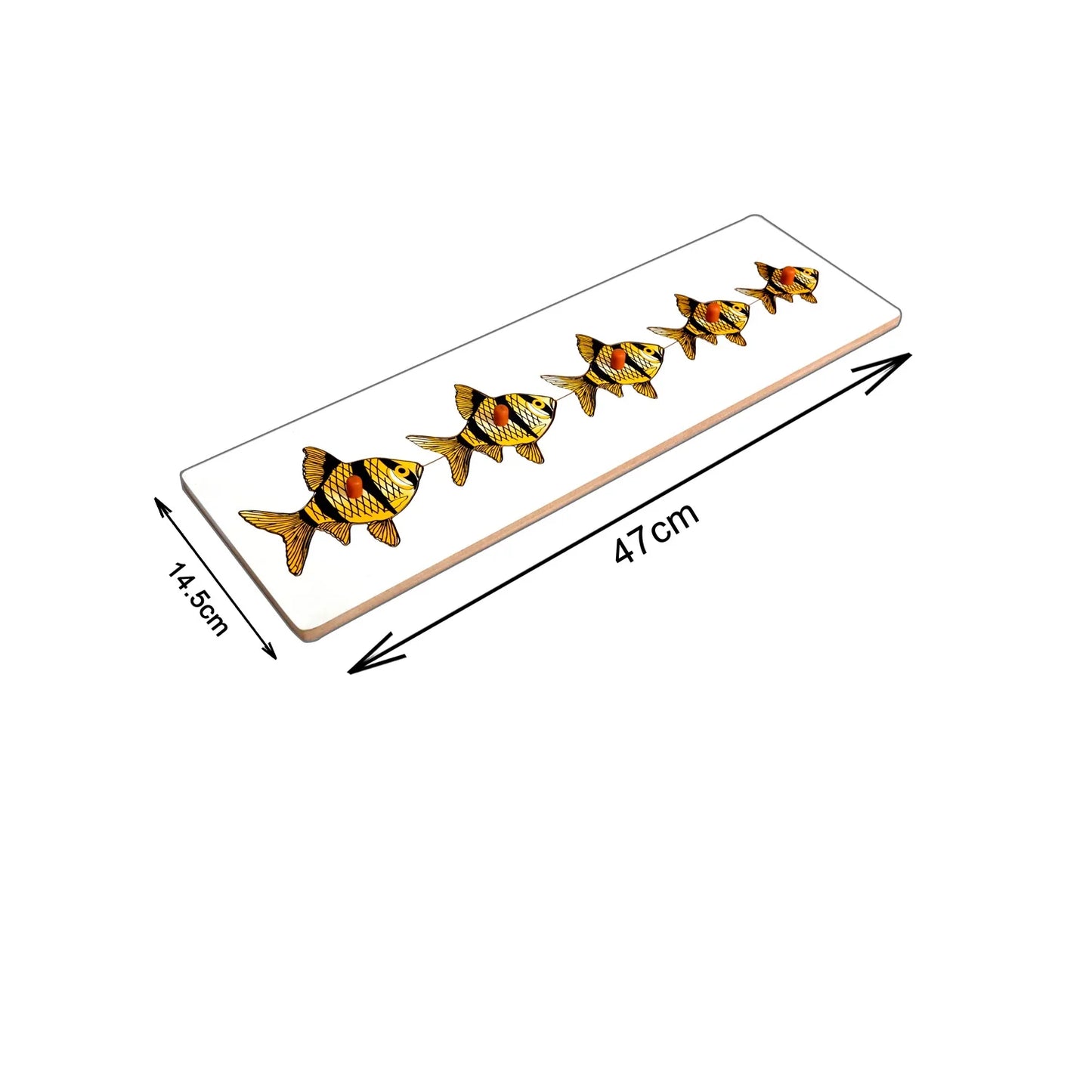 Montessori Size Variation Inset Learning Board - Fish