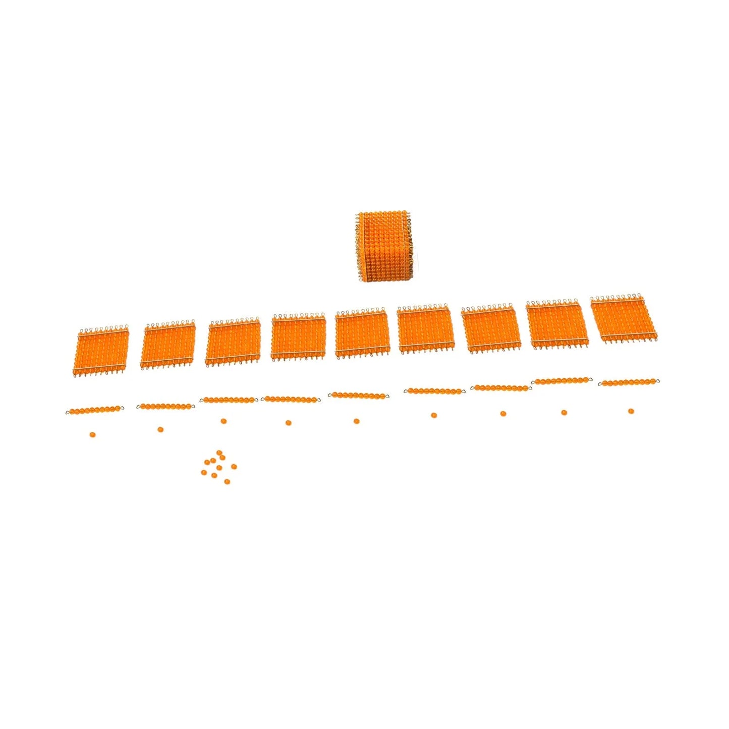 Montessori Static Decimal Bead Material Learning BR Box